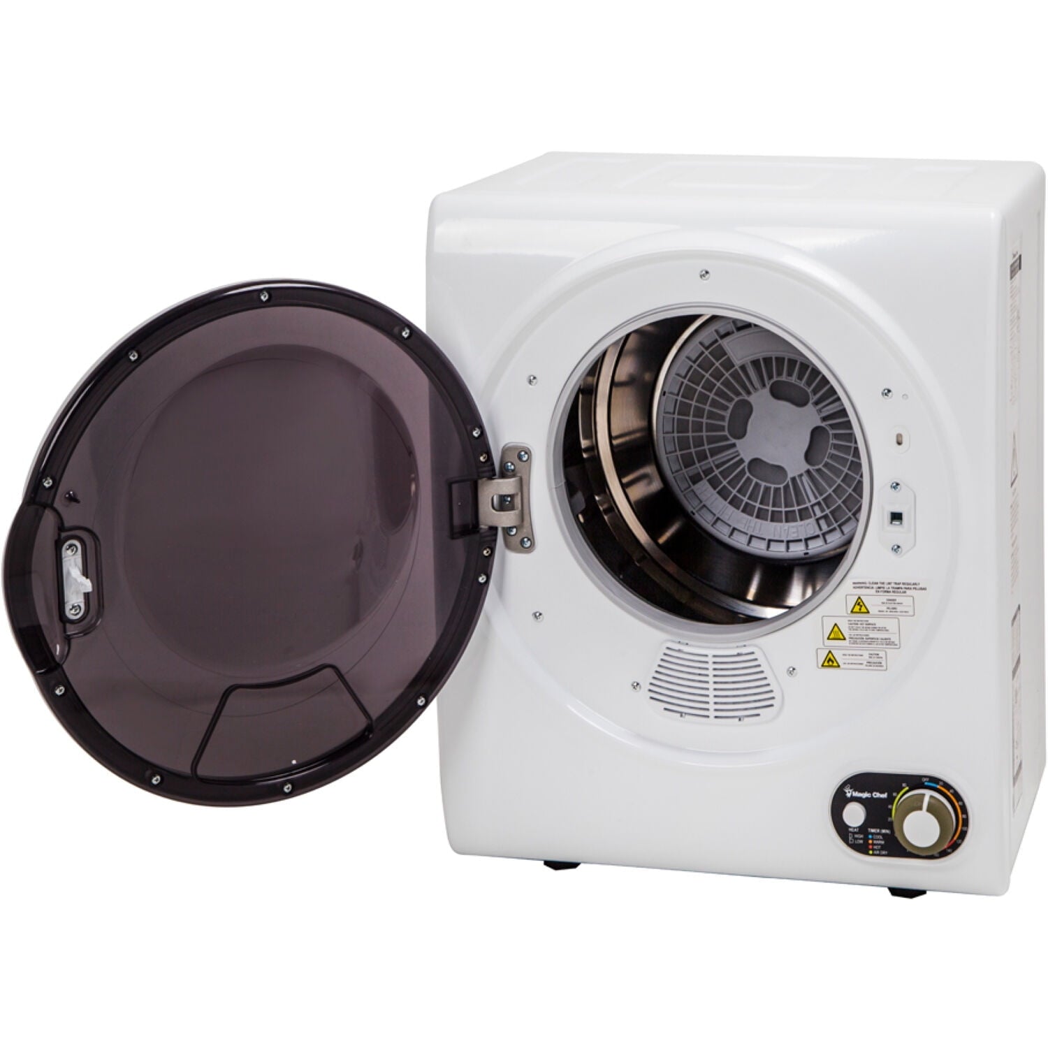 Magic Chef 2.6 cu ft Compact Electric Dryer, White