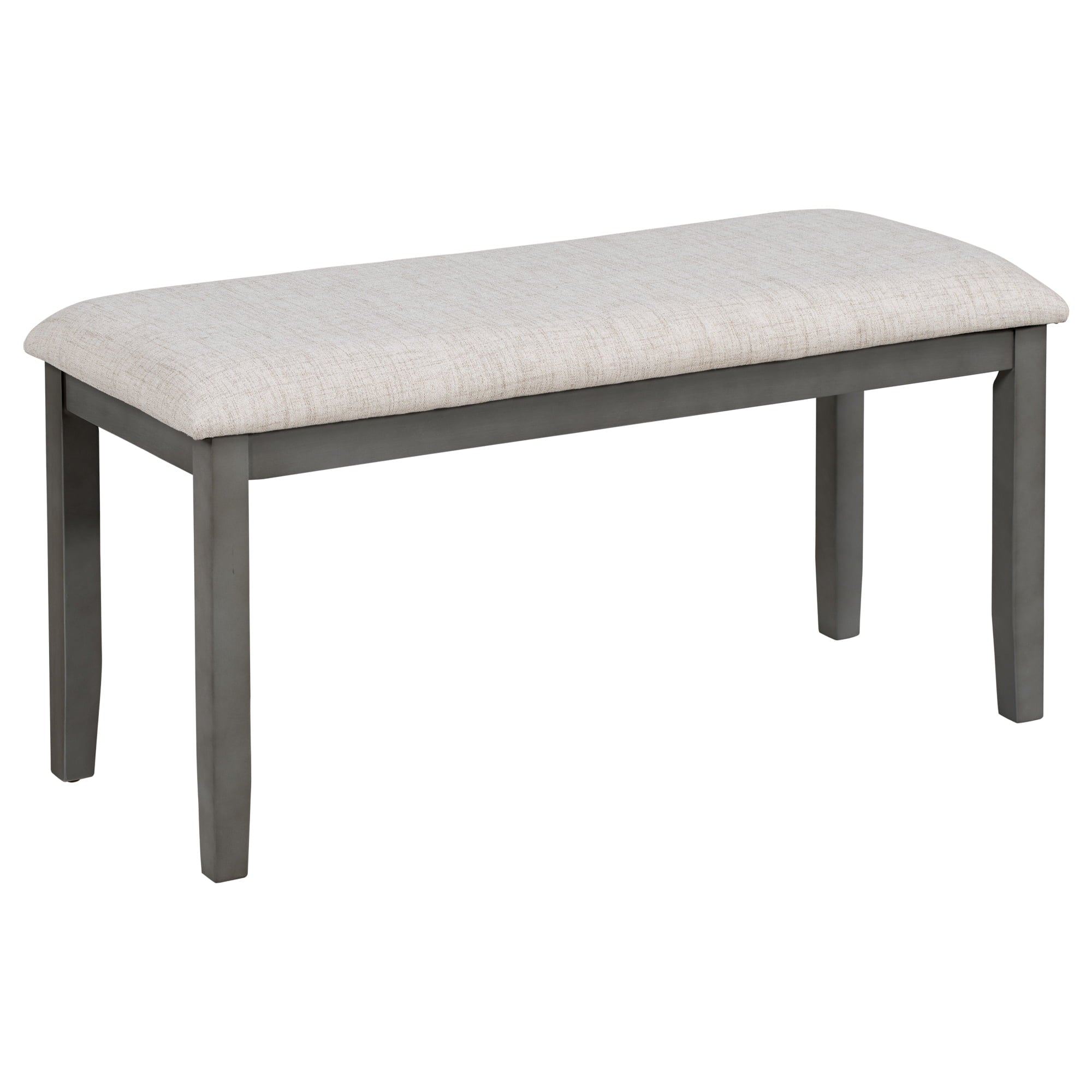 Harper & Bright Designs Dining Table Set for 6 with Bench Rectangular Table and 4 Upholstered Chairs for Kitchen, Gary