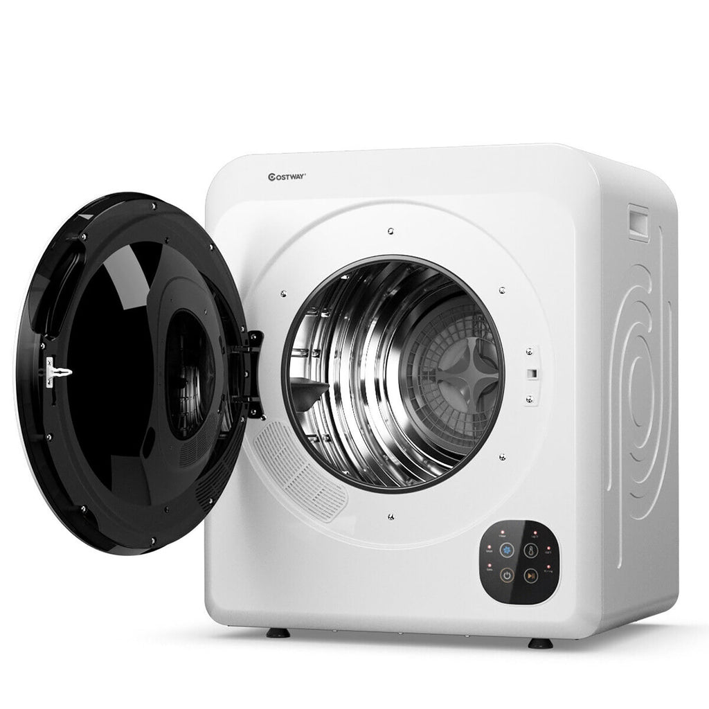 Costway 1700W Portable Clothes Dryer Electric Tumble Laundry Dryer Stainless Steel Tub 13.2 lbs /3.22 Cu.Ft