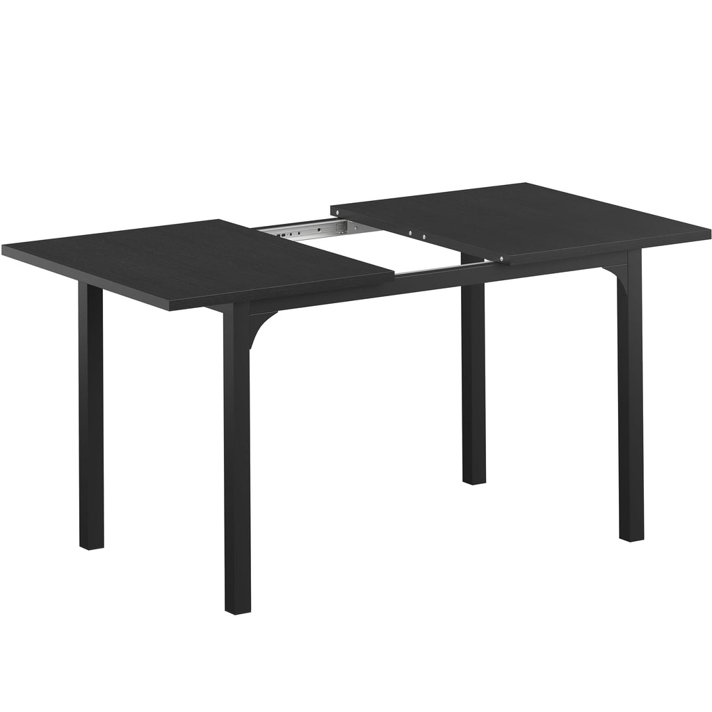 Someet Large Extendable Dining Table for 4-8, Modern Wood Space-Saving Extra Long Folding Kitchen Table for Dining Room, Natural