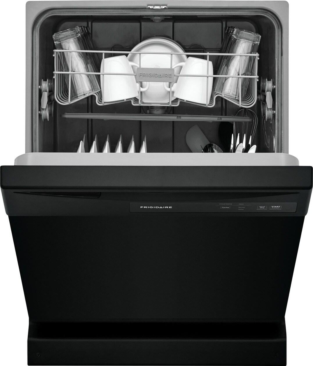 Frigidaire FDPC4221AB 24 Built-In Dishwasher, Front Control, Black