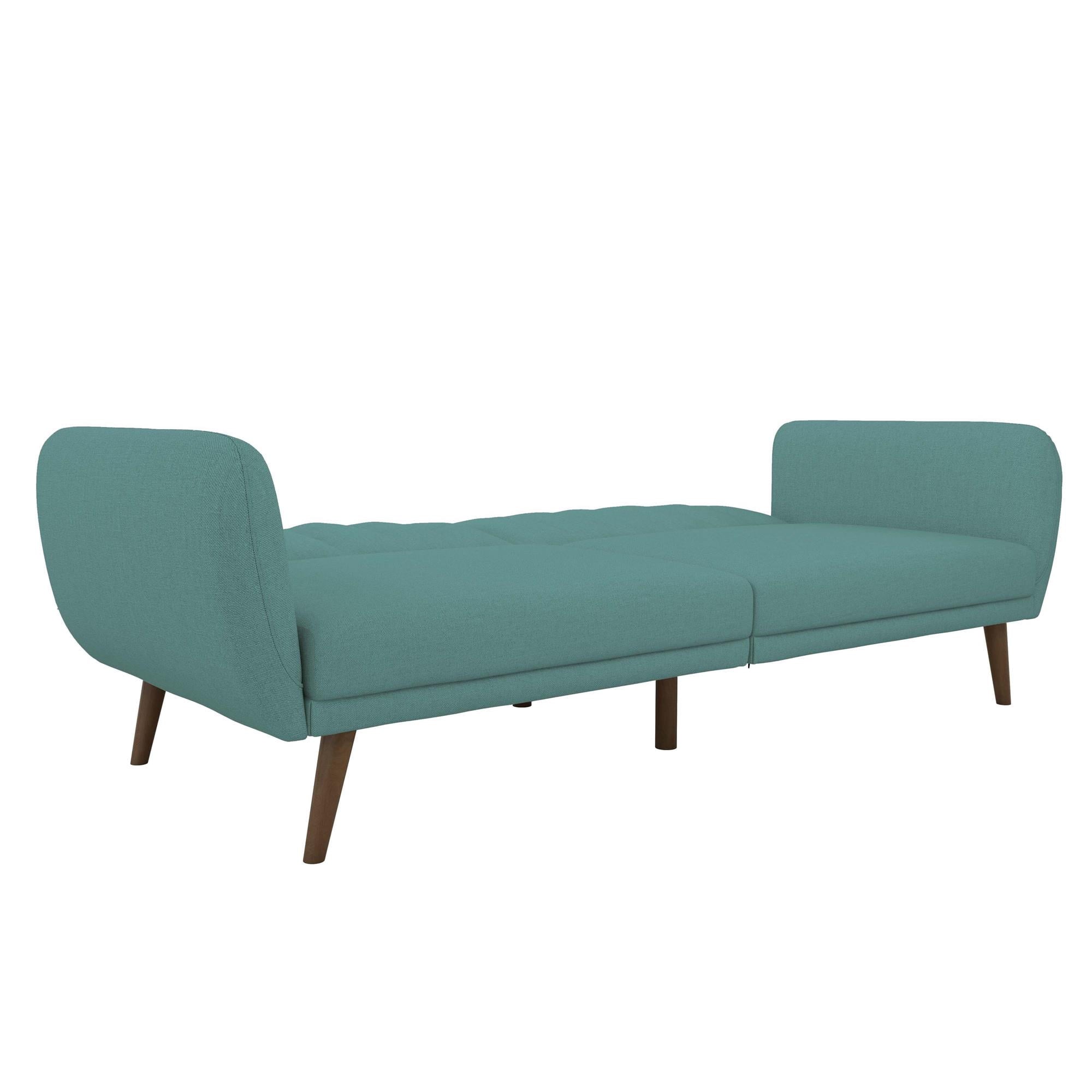Novogratz Brittany Futon, Blue Linen