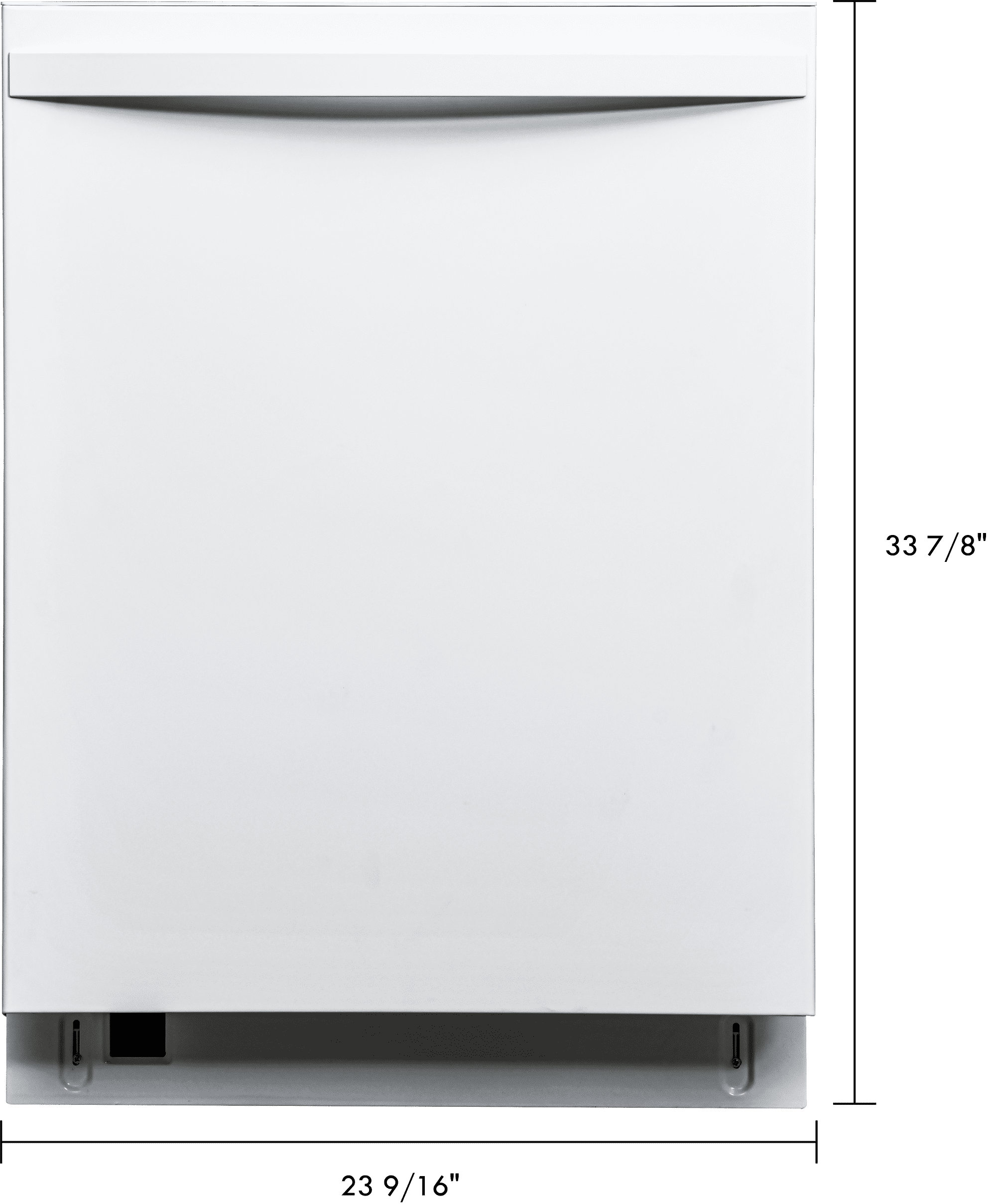 Kenmore 24” Built-In-Dishwasher w/ 3rd Rack & Turbo Dry with Bar Handle, Black