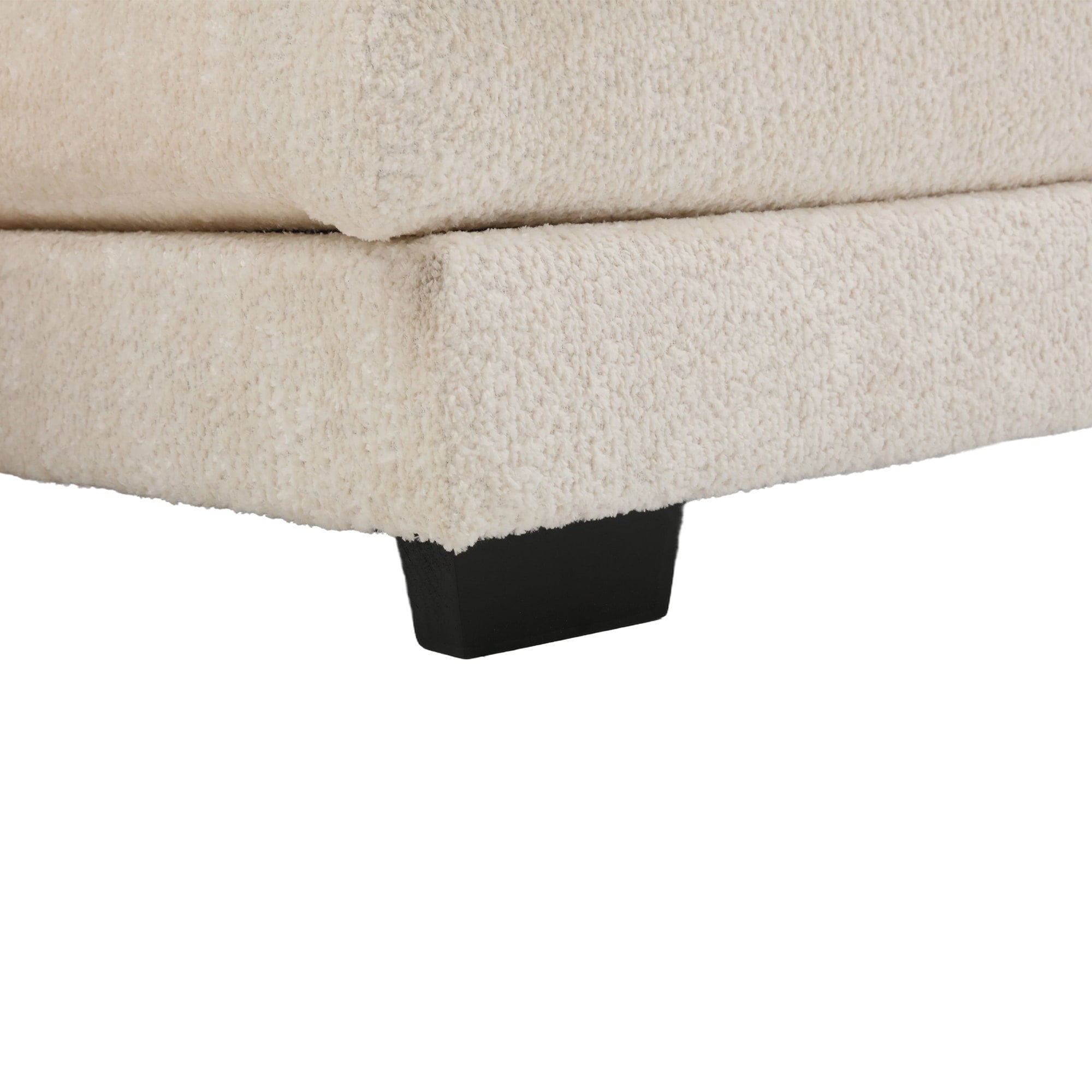 JONPONY109.45 U Shaped Couch,Oversized 4 Seat Sectional with 4 Waist Pillows, Convertible Upholstery Symmetrical Sofá,Sleeper Sofa Couch with Double Chaise Lounge &Memory Foam for Living Room, Beige