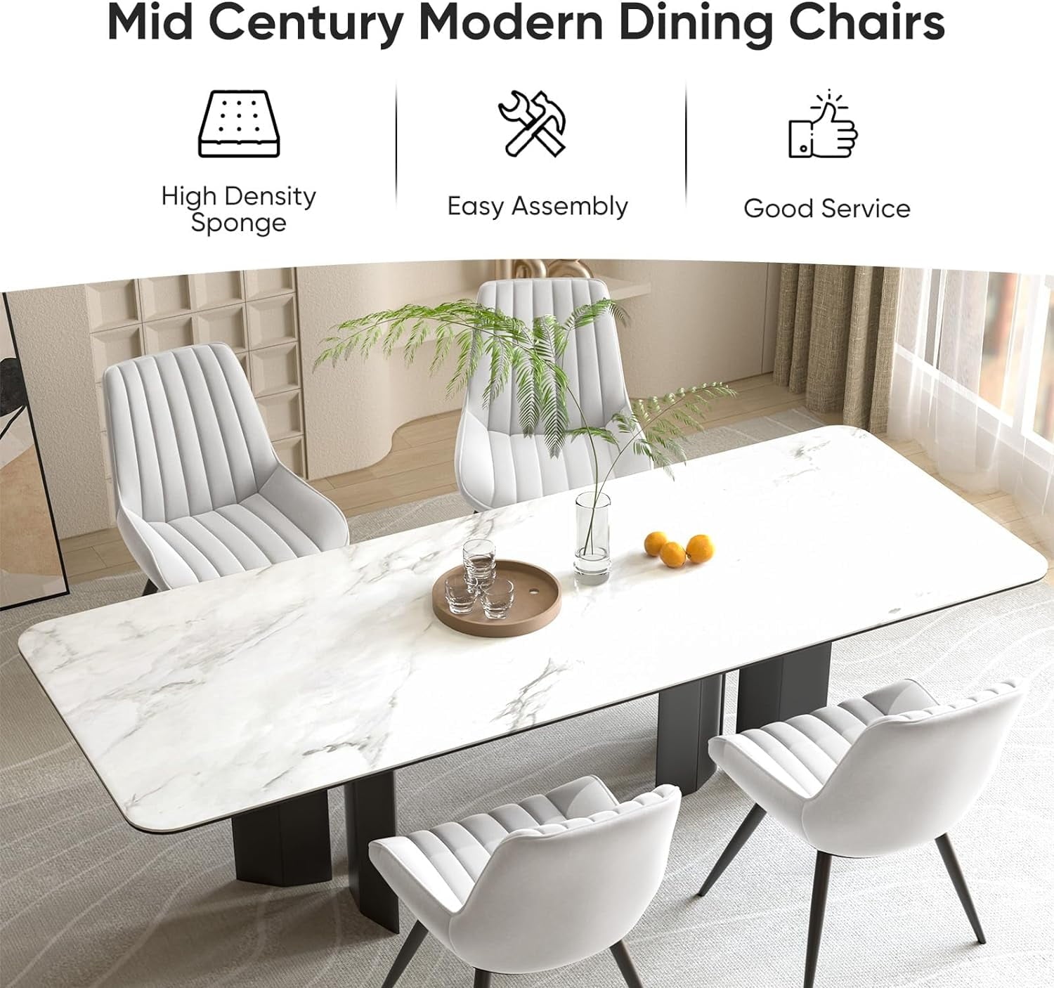 Hawsaiy 3-Piece Dining Table Set for 2, 31.5 Round Dining Table Set with 2 Upholstered Dining Chairs, Modern Farmhouse Table Set for Dining Room (Black+Black)