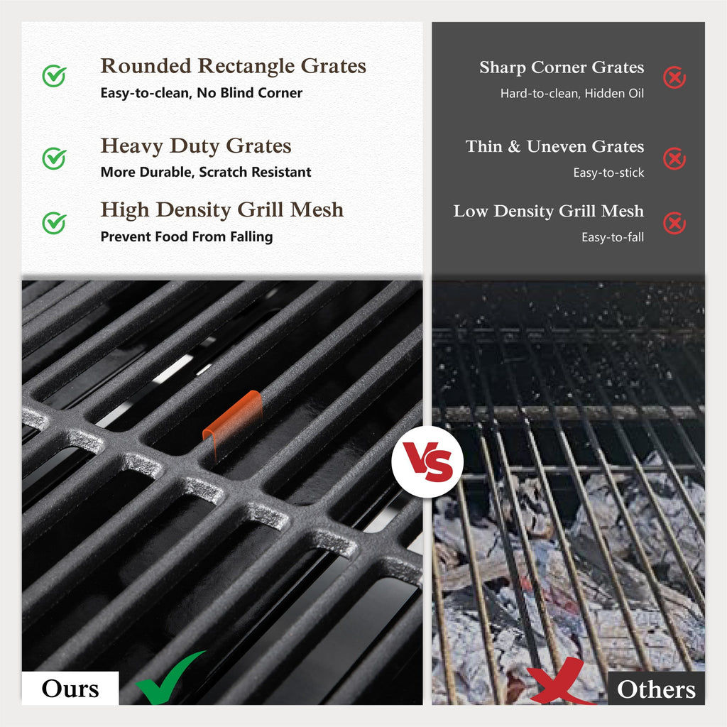 Alpha Joy 4-Burner Propane Gas Grill and Griddle Combo with Side Burner in Black