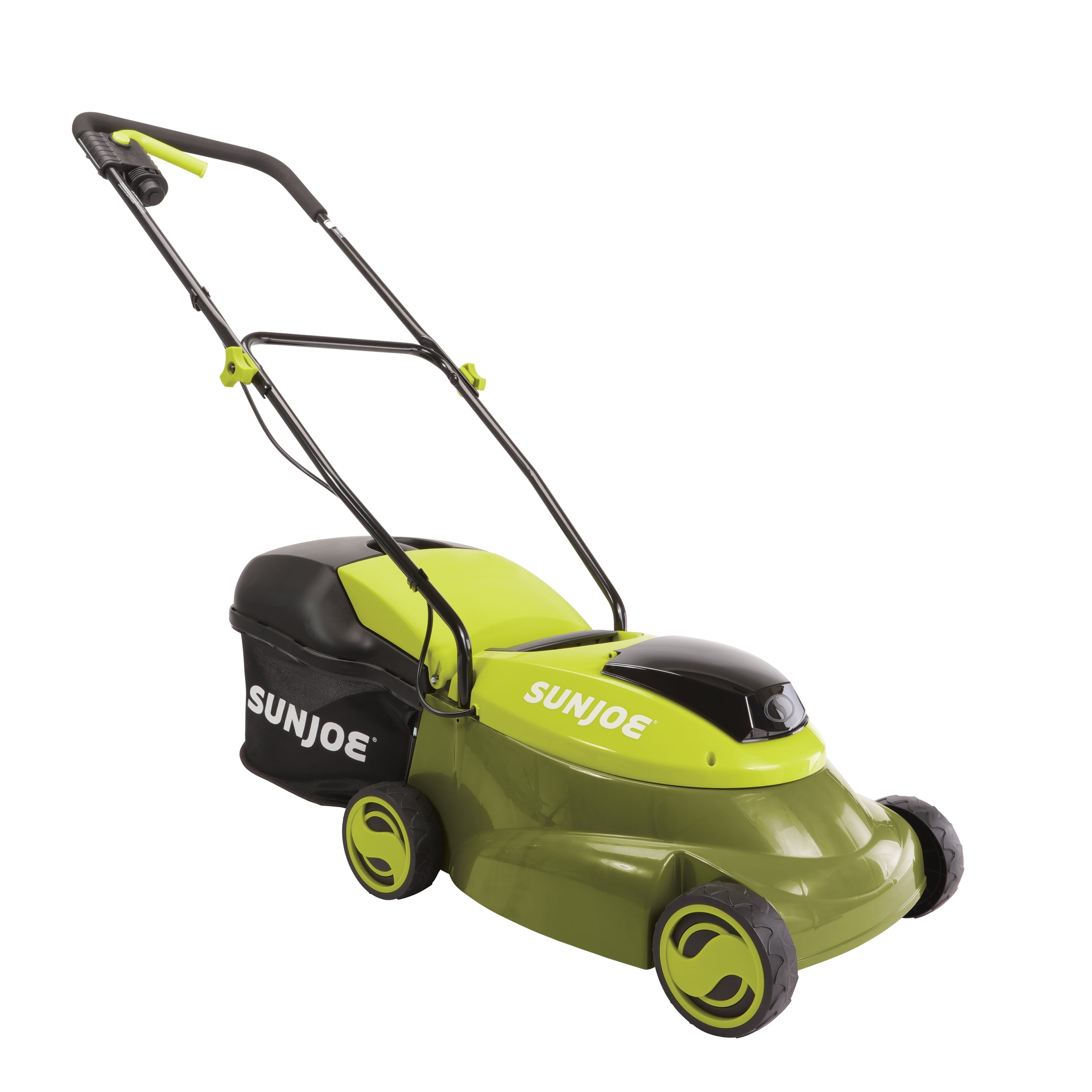 Sun Joe 24V Cordless Push Reel Lawn Mower, Battery Powered Grass Cutter for Yard, 15-Inch