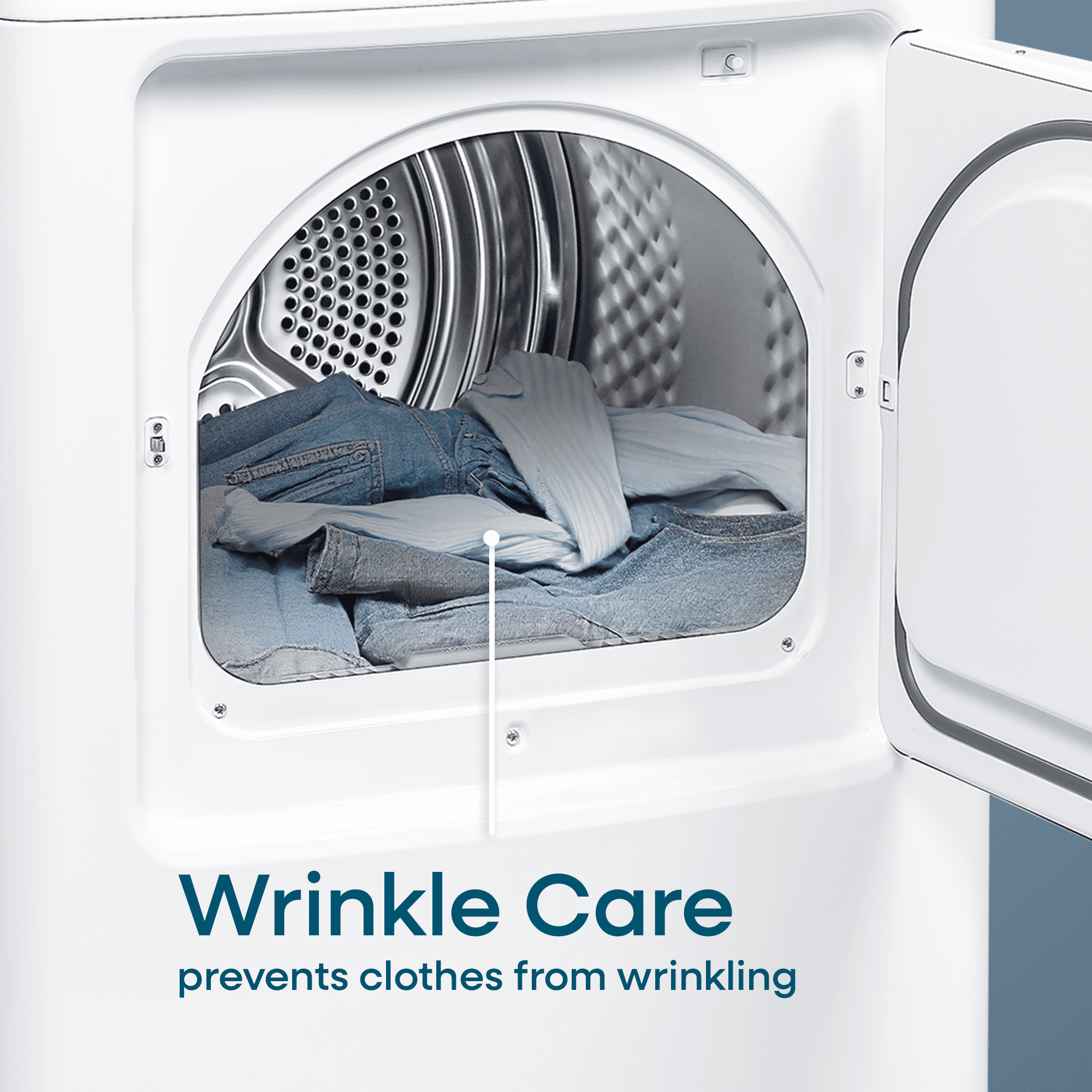 Element Electronics 7.0 cu. ft. Front Load Electric Dryer - White (ETD7027ECW)