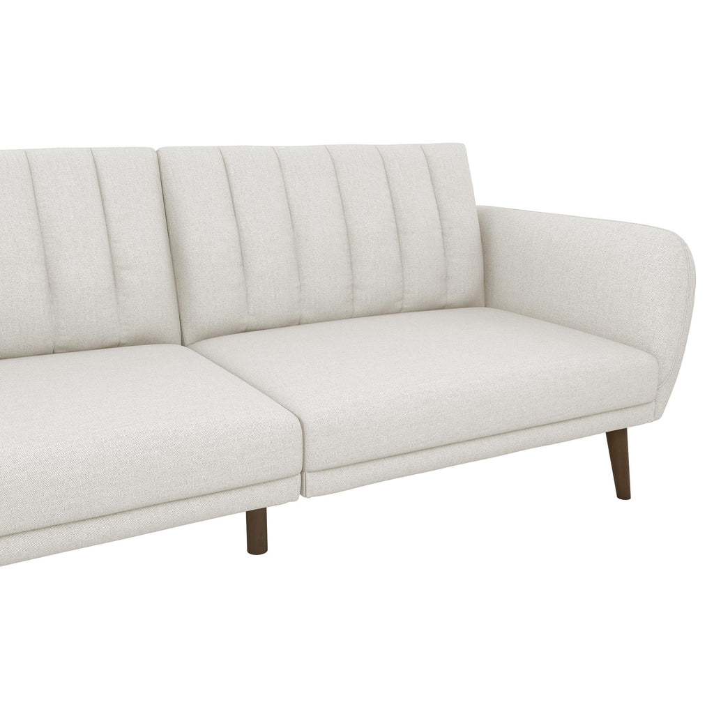 Novogratz Brittany Futon, Blue Linen