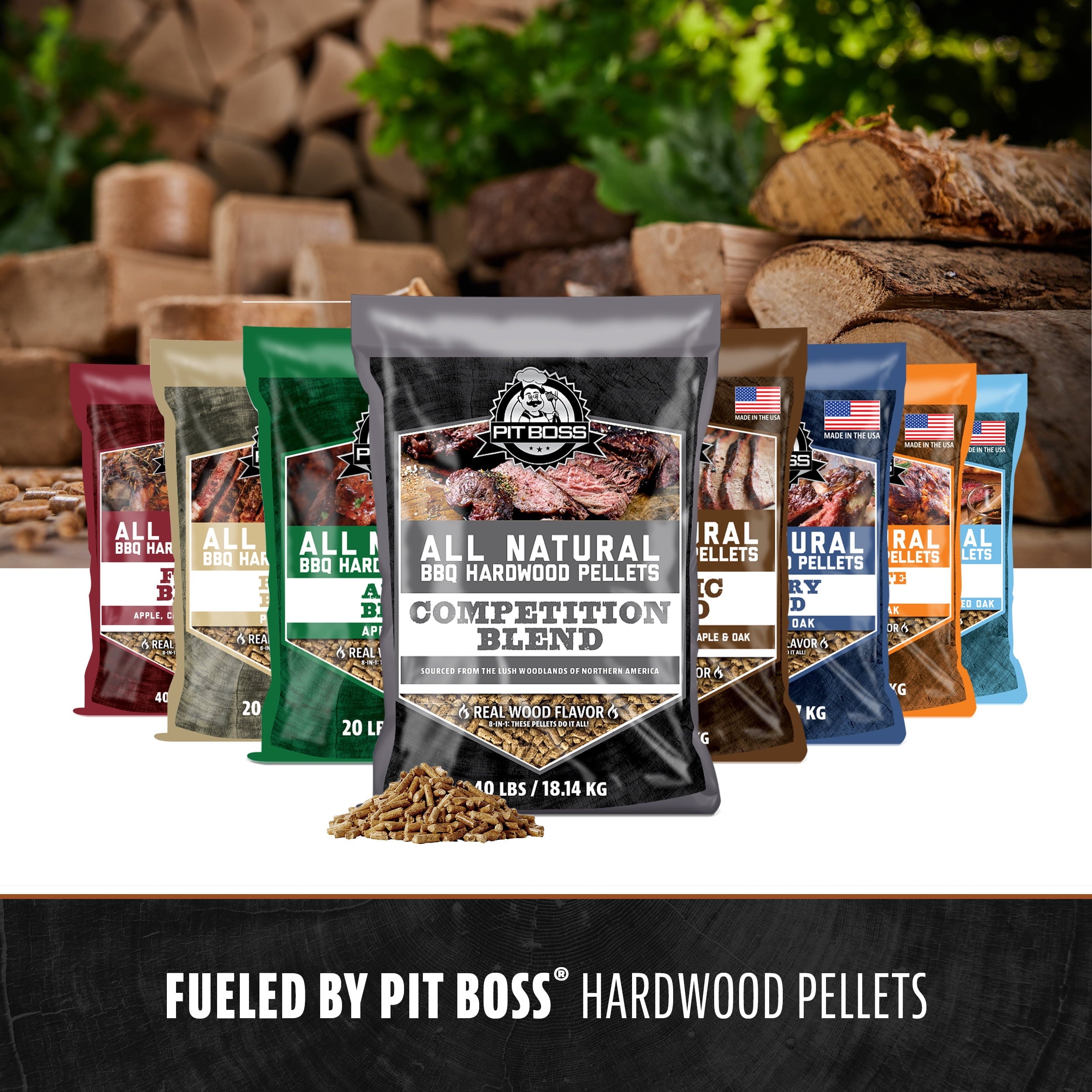 Pit Boss Pellet Smoker, Austin XL 1000 Square inch Wood Fired Pellet Grill, Onyx Series