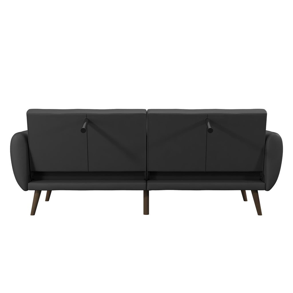 Novogratz Brittany Futon, Blue Linen