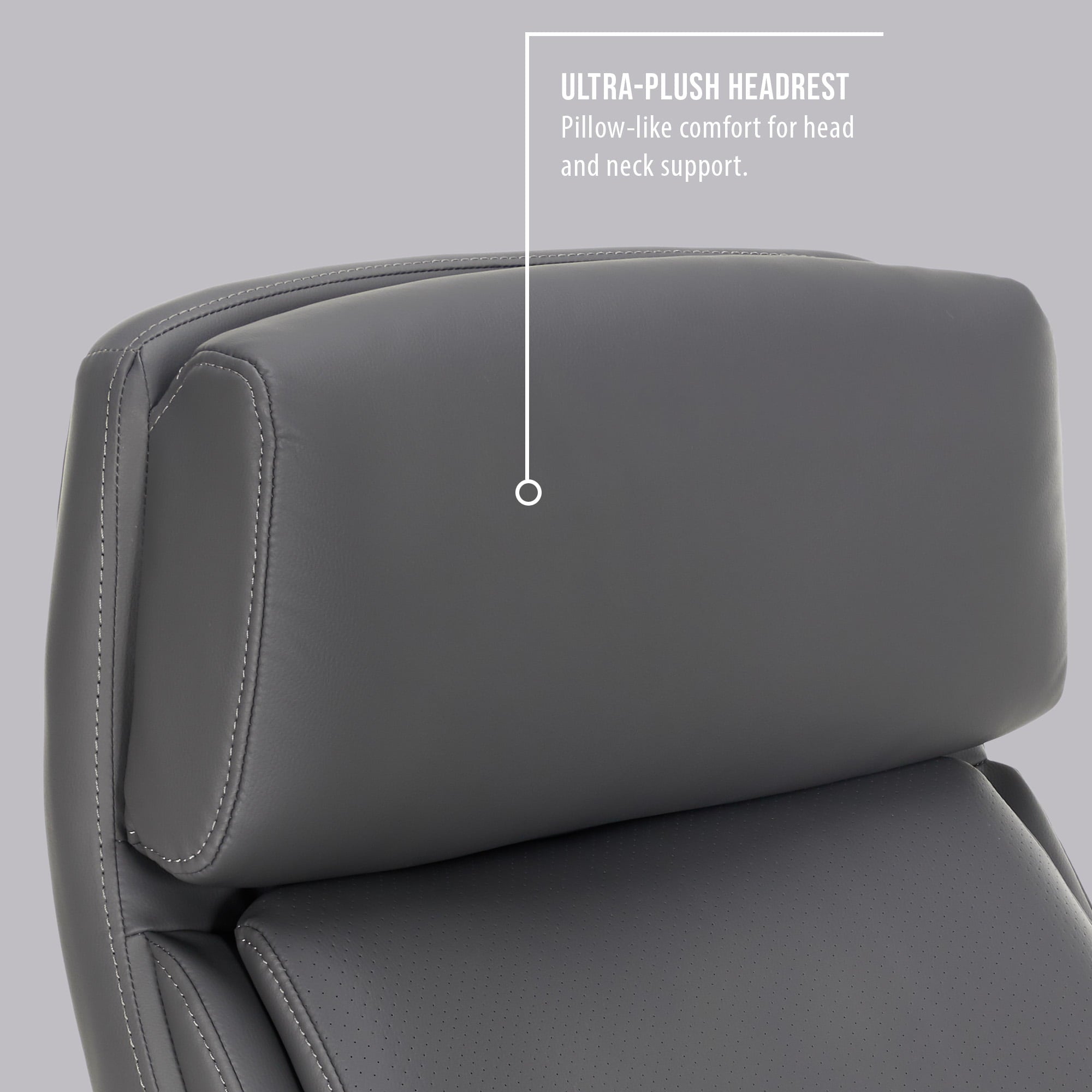 Shaquille O'Neal Cenzo Ergonomic Big and Tall Office Chair ,Flip-Up Arms PureSoft Upholstery High-Back Desk Chair with 400 lb Capacity, Black