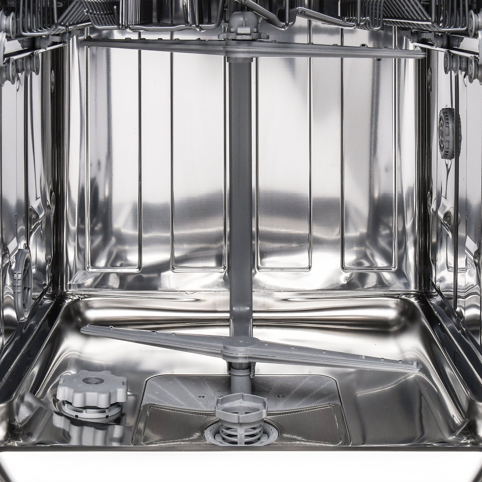 Magic Chef 24 in. Black Front Control Built-in Stainless Steel Tall Tub Dishwasher in Black