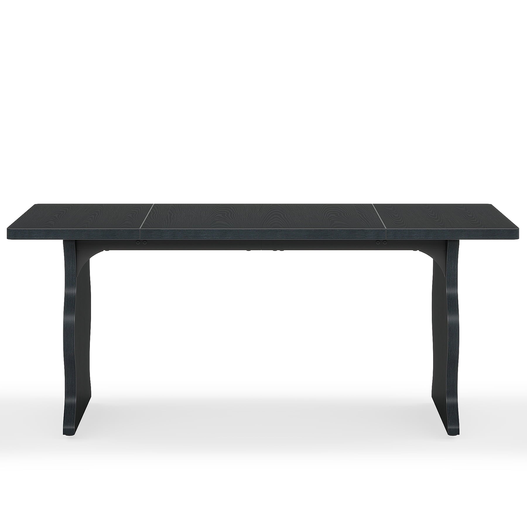Fnova 63'' Rectangular Dining Table for 4-6 People, Farmhouse Dinner Table, for Dining Room, Kitchen, Office & Conference Use