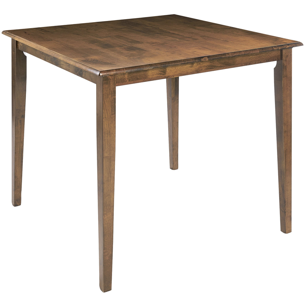 Mainstays 5 Piece Mission Counter Height Dining Set, Solid Wood, Cherry Color for Indoor