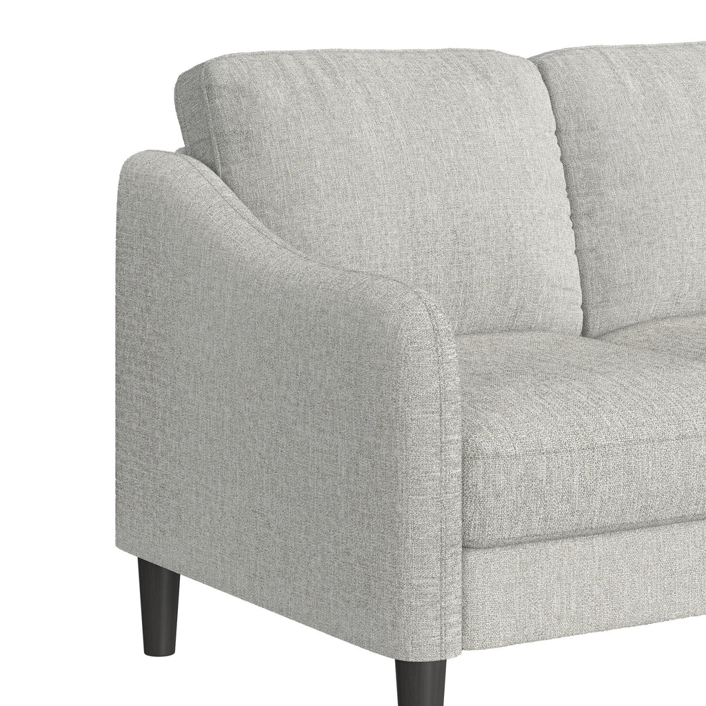 Mainstays Westley Swoop Arm 74 Sofa, Moss Green