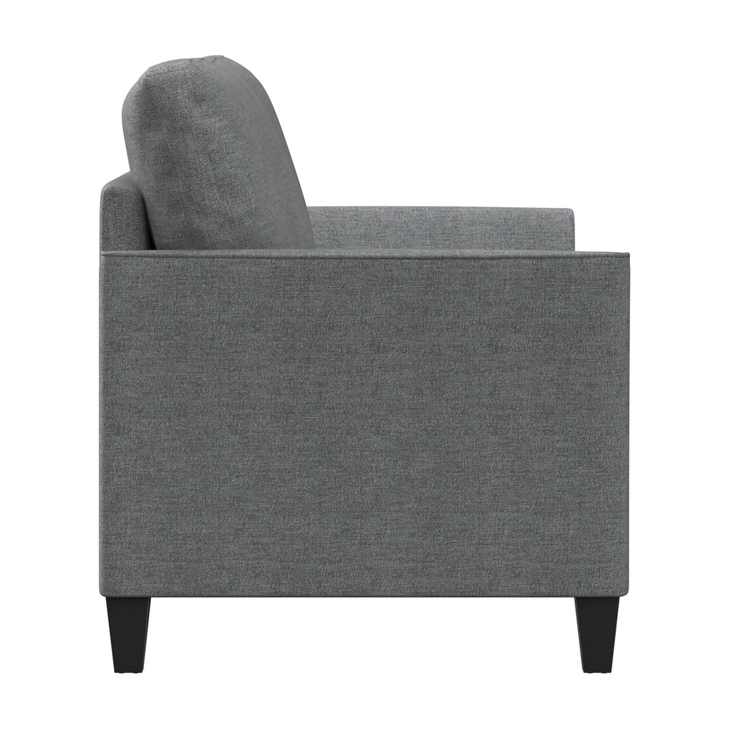 Mainstays Kensington 80 3 Seat Classic Modern Couch, Gray