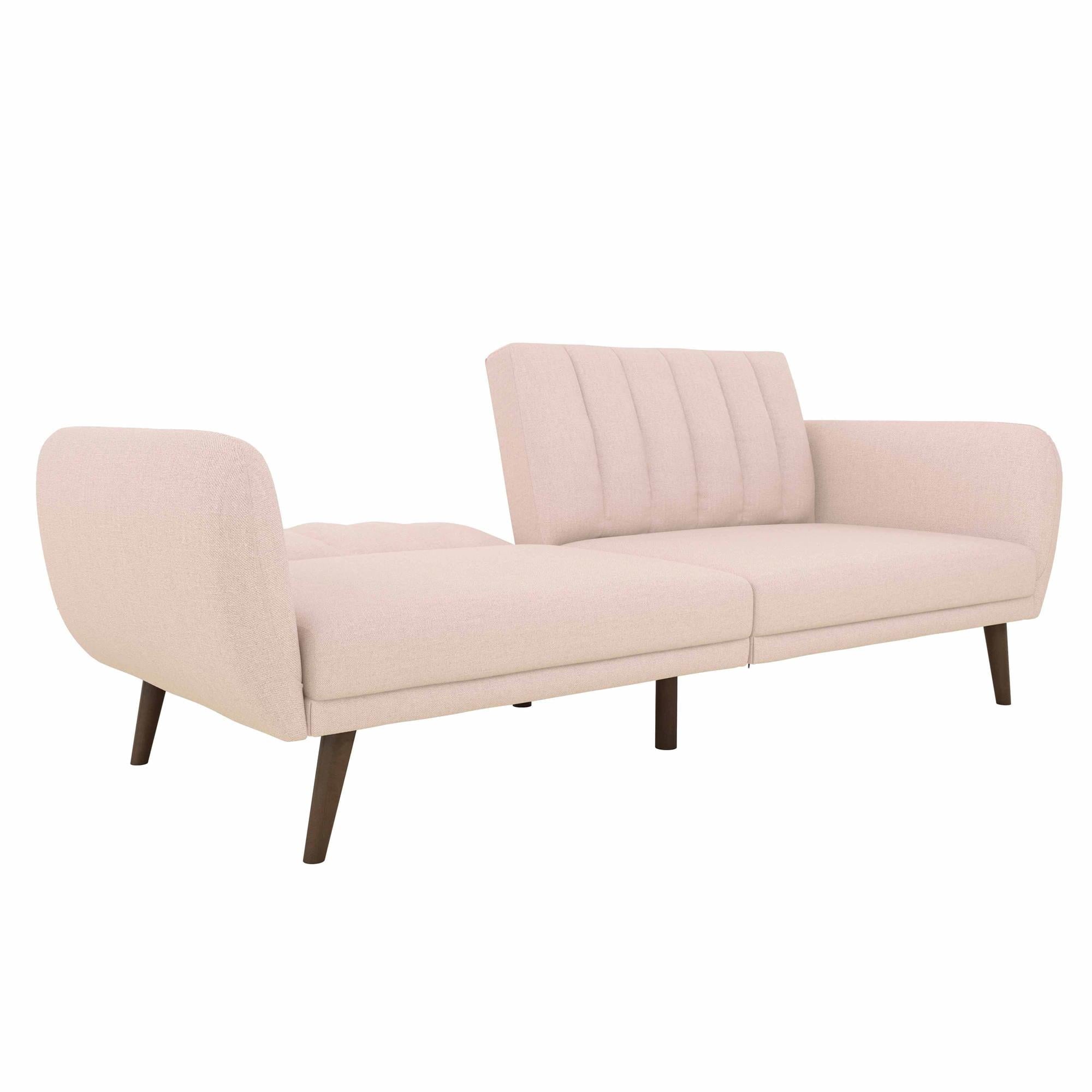 Novogratz Brittany Futon, Blue Linen
