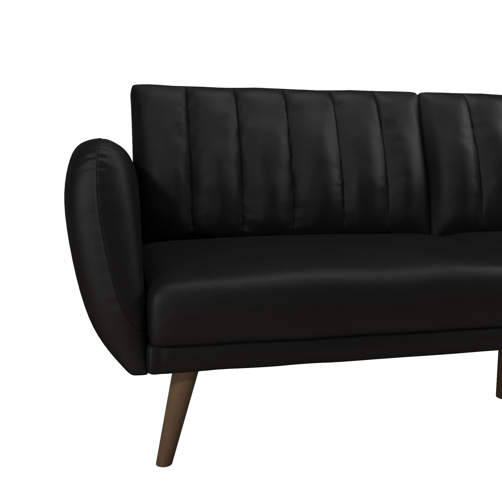 Novogratz Brittany Futon, Blue Linen