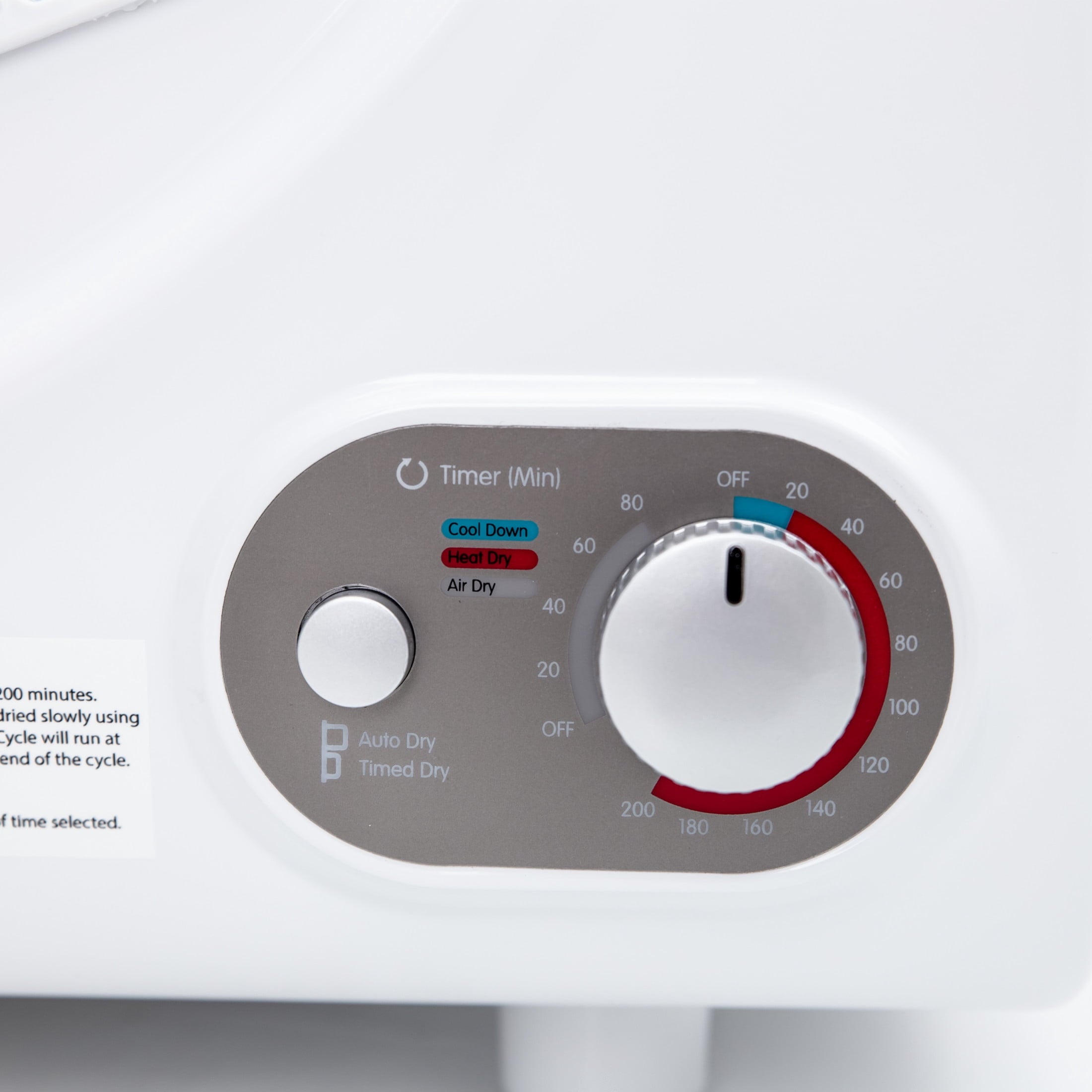 Avanti 2.6 cu. ft. Compact Front Loader Clothes Dryer, in White (D110J2P-IS)