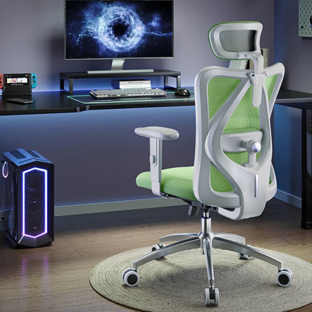Sihoo M18 Mesh Ergonomic Office Chair with Adjustable Lumbar Support, High Back, Black
