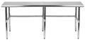 24 X 84 Stainless Steel Work Table With Open Base