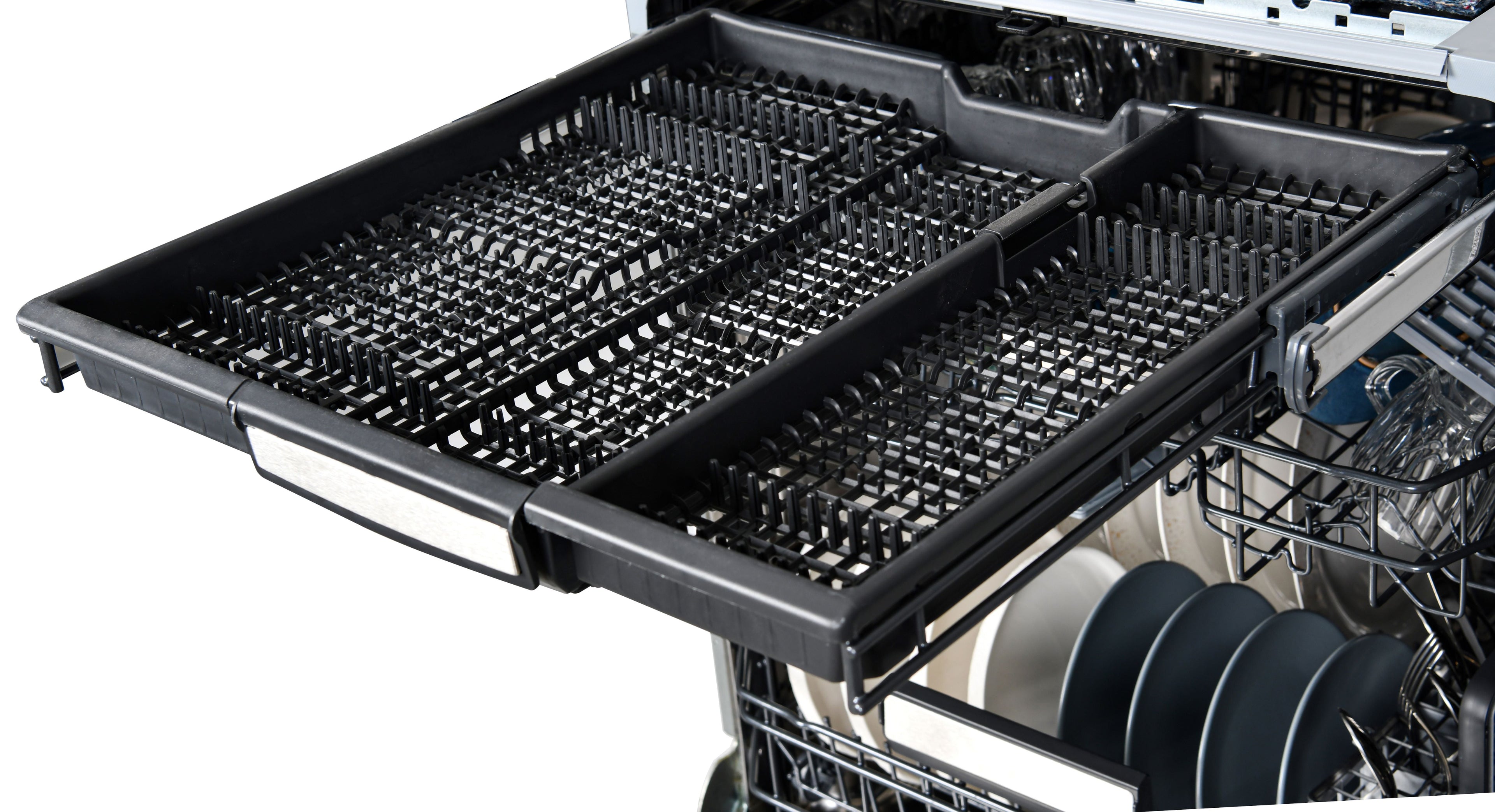 Kenmore 24” Built-In-Dishwasher w/ 3rd Rack & Turbo Dry with Pocket Handle-SS
