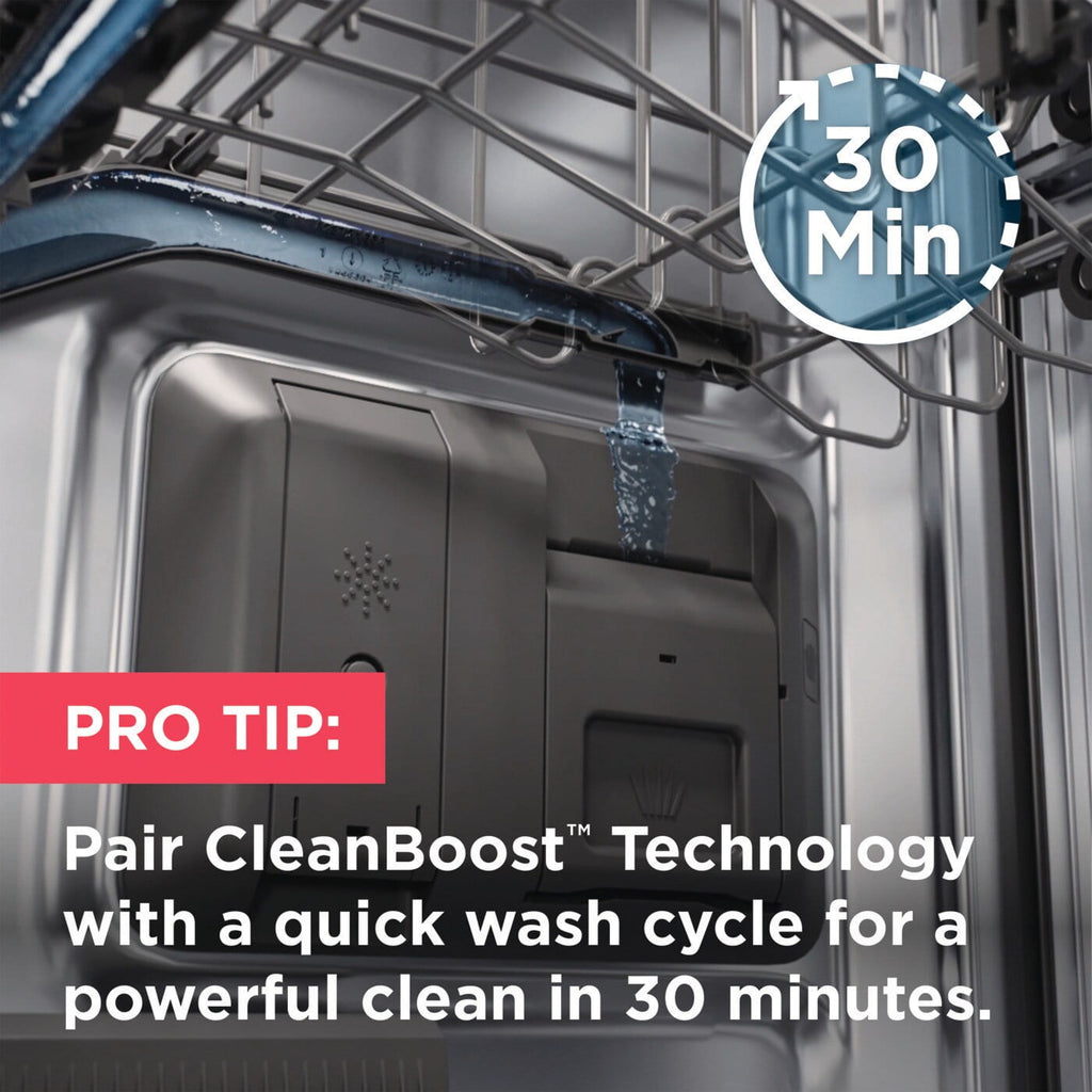 Frigidaire Gallery 24 Dishwasher with CleanBoost, Stainless Steel