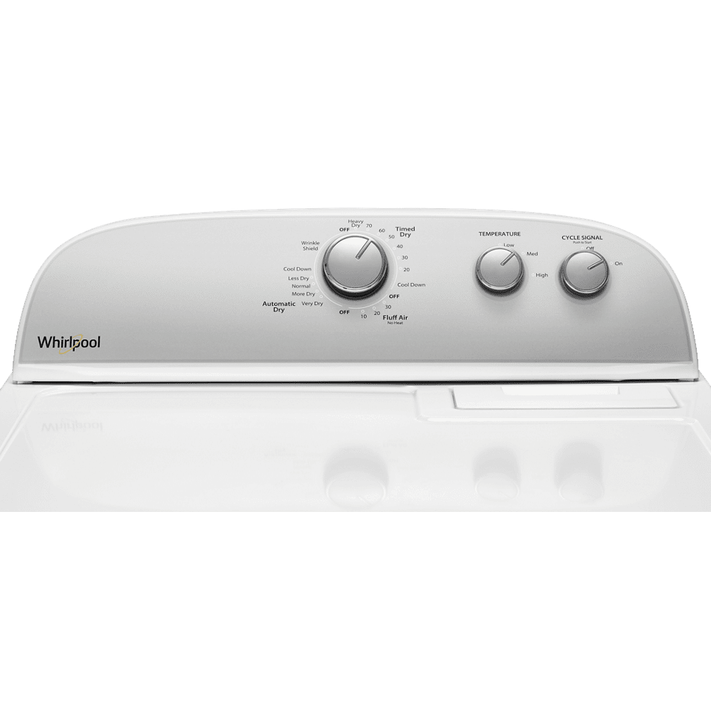 Whirlpool Top Load Electric Dryer with AutoDry™ Drying System