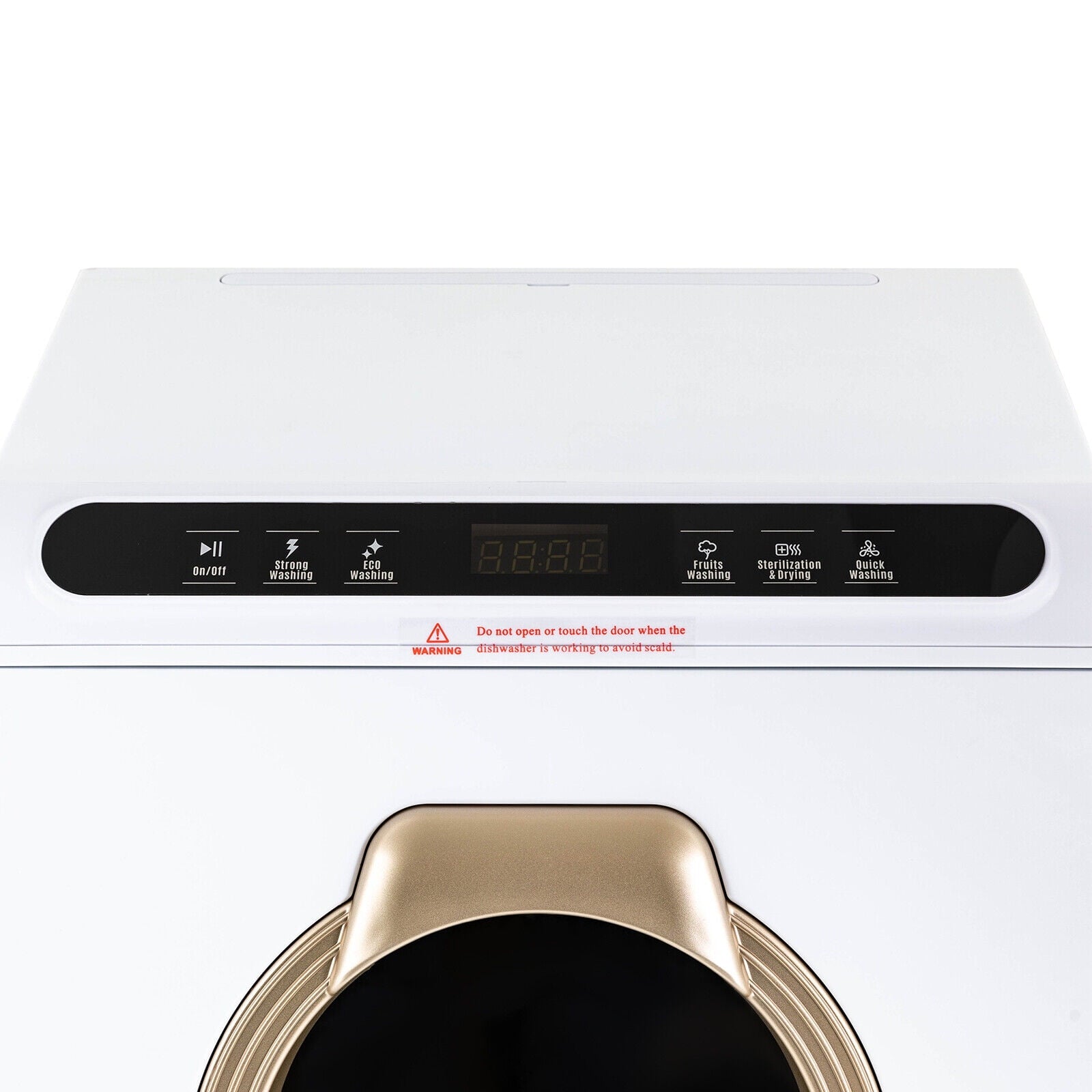Portable Countertop Dishwasher Air Drying 5 Programs W/ 7L Water Tank 110V