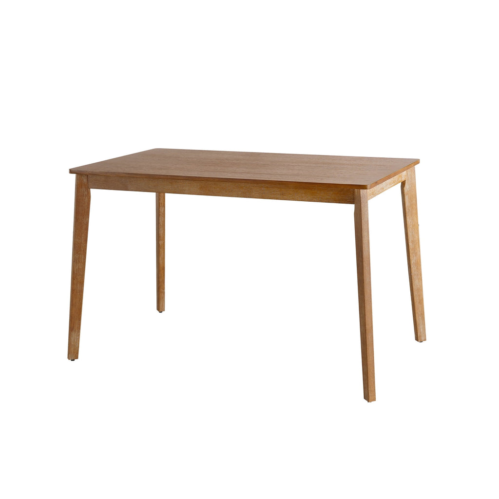 KithKasa Rectangular Dining Table Set for 4 , Kitchen Table and Chairs for 4, 5 Piece Space Saving Wood Kitchen & Dining Room Tables Set Furniture