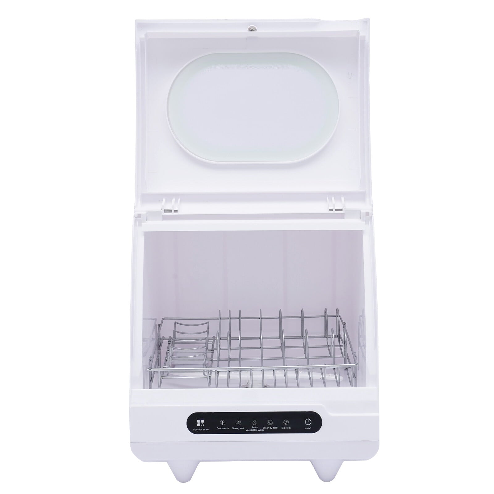 40*40*45cm 1200W Portable White Countertop Dishwasher Mini Countertop Dishwasher Homes Apartments