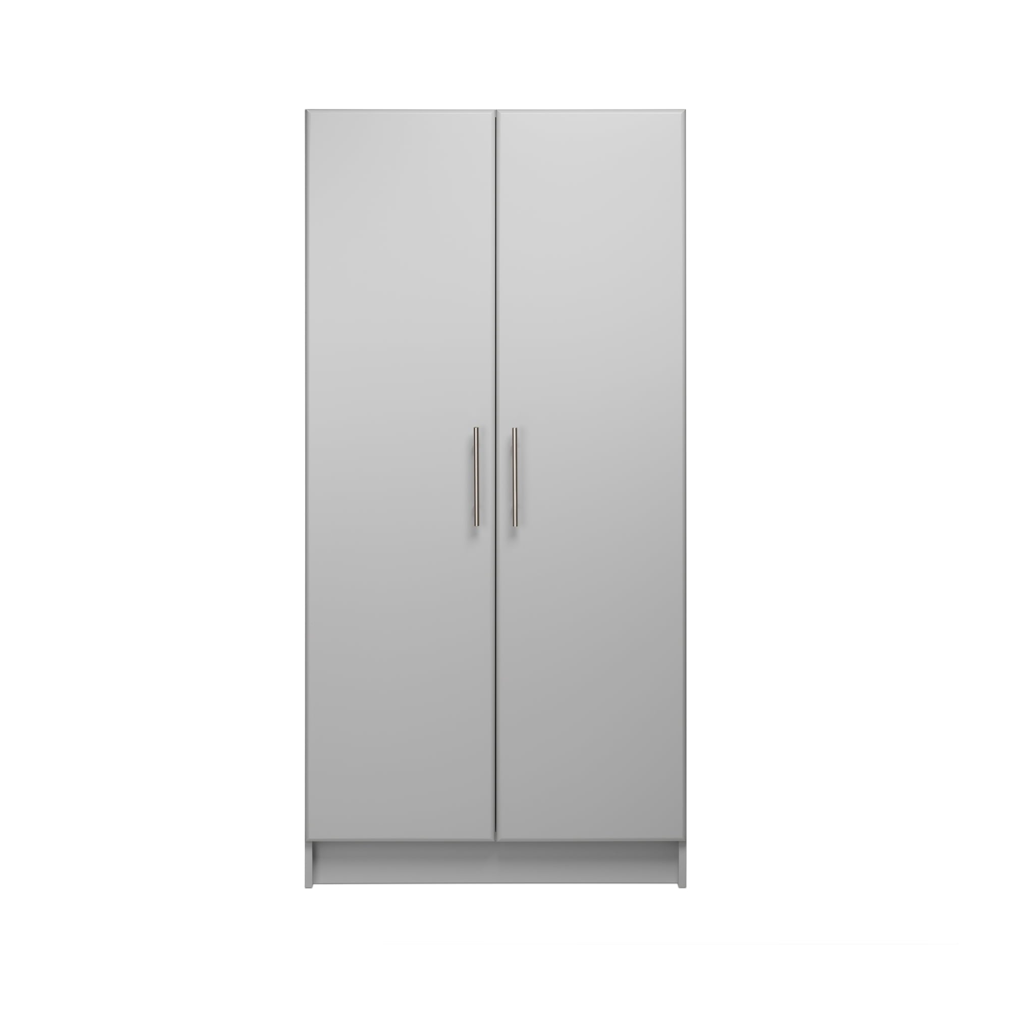 Prepac Armoir, Elite 32W x 35H x 20D White Wardrobe Closet & Cabinet - Functional Clothes Storage with Hanging Rail, Armoire Wardrobe - WEW-3264