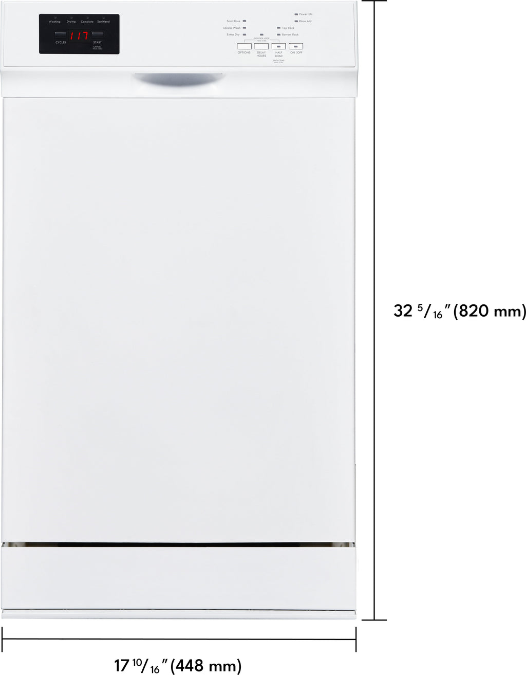 Kenmore 18 Built-in Stainless Steel Tub Dishwasher, SmartWash, 45 dBA Energy Star Certified, Black