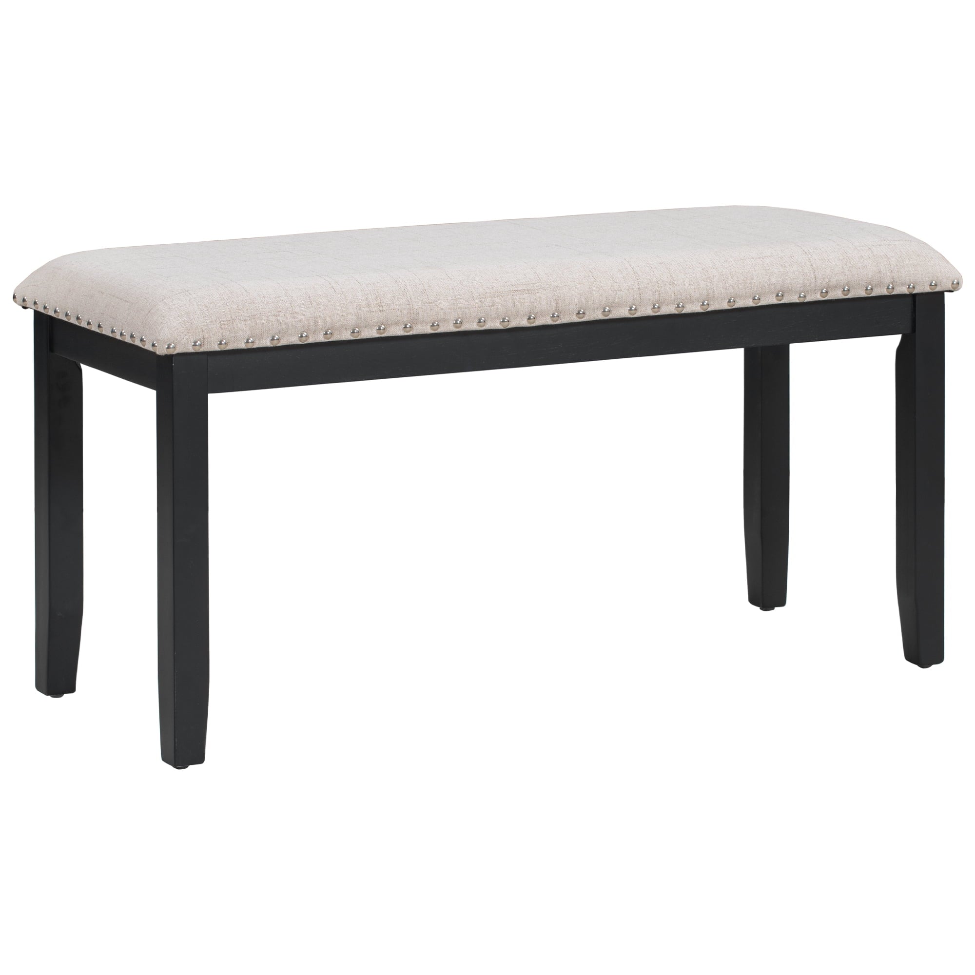 Harper & Bright Designs Dining Table Set for 6 with Bench Rectangular Table and 4 Upholstered Chairs for Kitchen, Gary