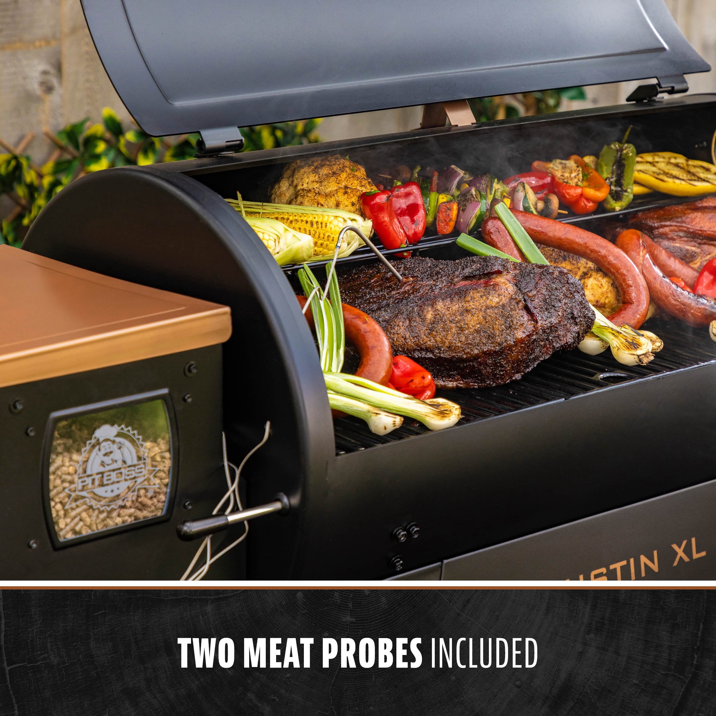 Pit Boss Pellet Smoker, Austin XL 1000 Square inch Wood Fired Pellet Grill, Onyx Series