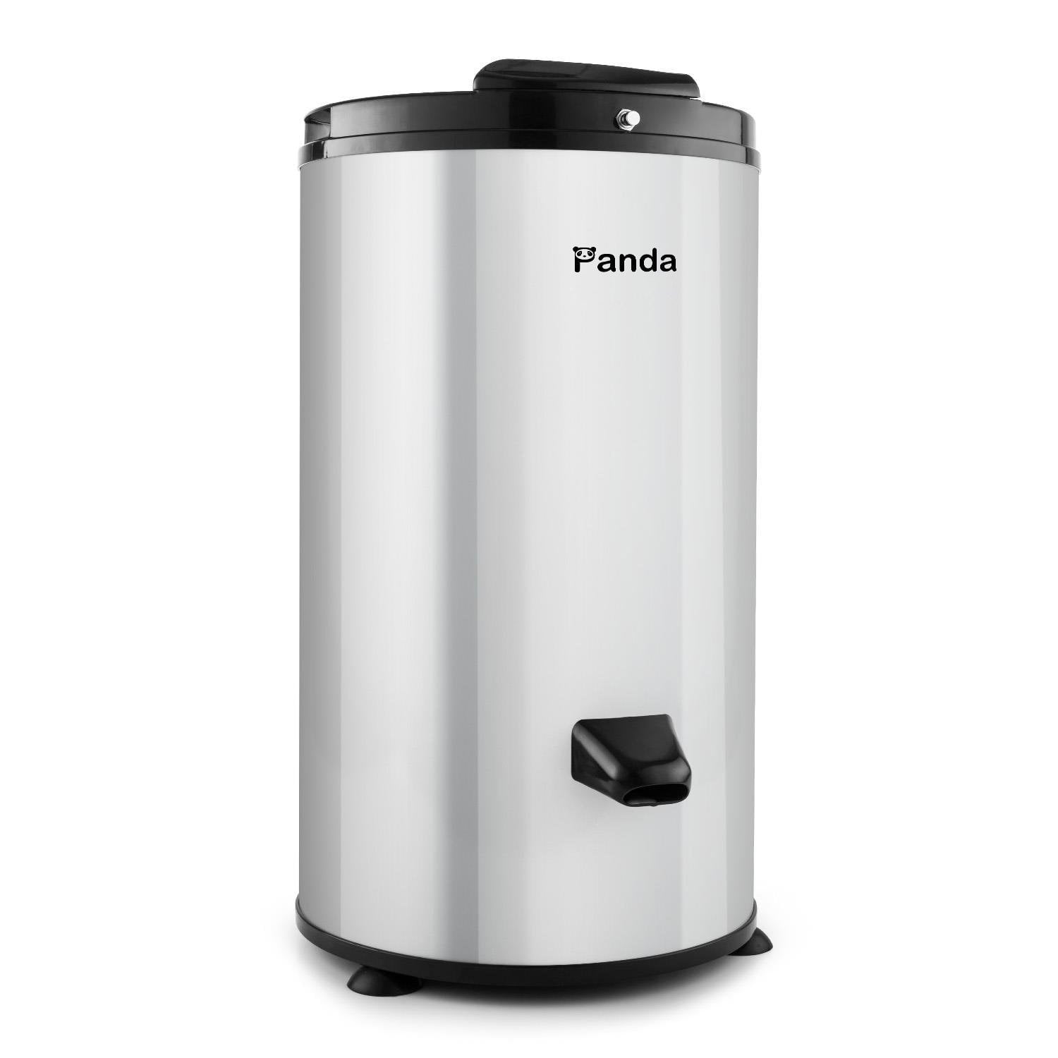 Panda 22lbs Portable Spin Dryer, Stainless Steel Drum, 3200RPM Spin Speed, Gravity Drain, Dark Gray