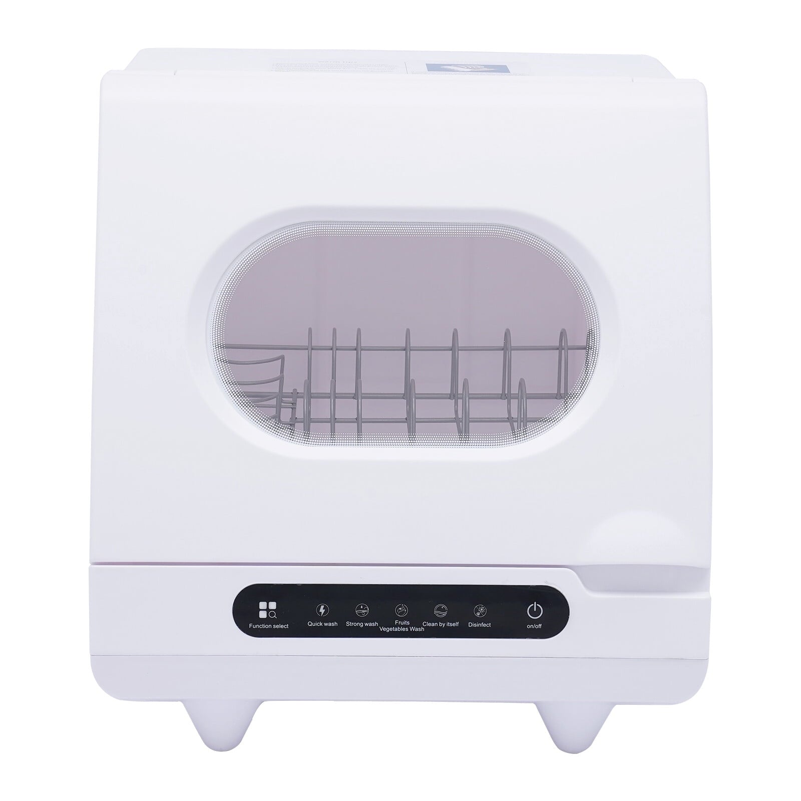 40*40*45cm 1200W Portable White Countertop Dishwasher Mini Countertop Dishwasher Homes Apartments