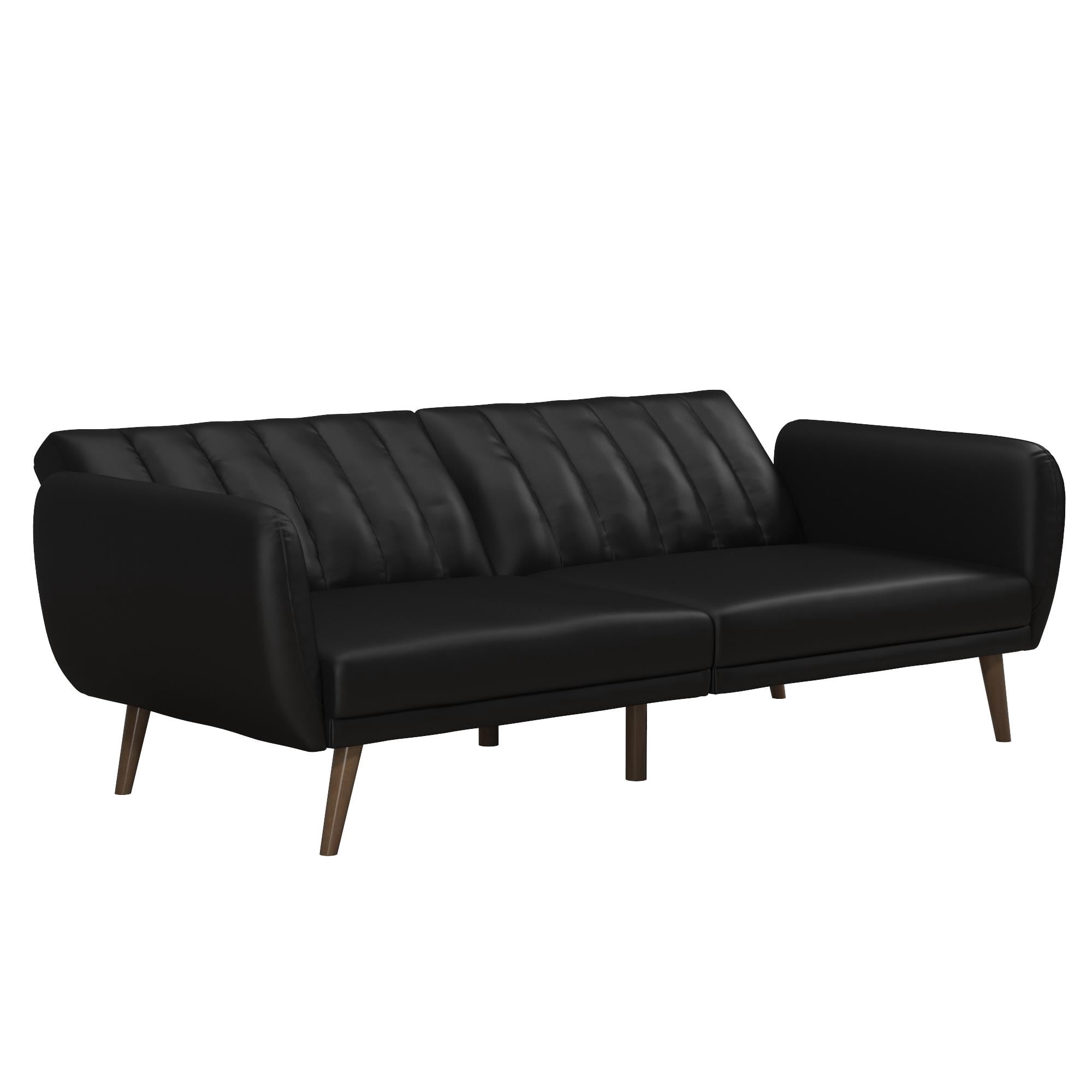Novogratz Brittany Futon, Blue Linen
