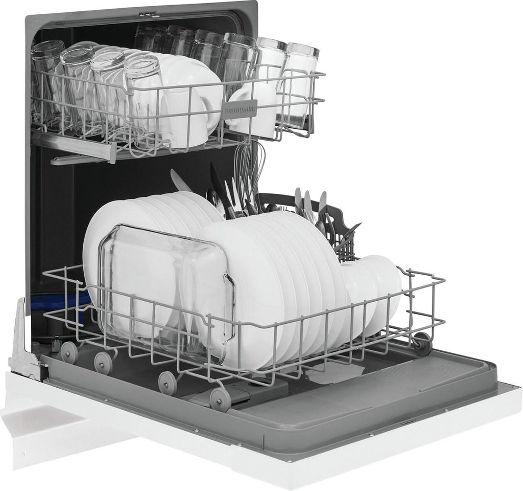 Frigidaire FDPC4221AW 24 Built-In Dishwasher, Front Control, White