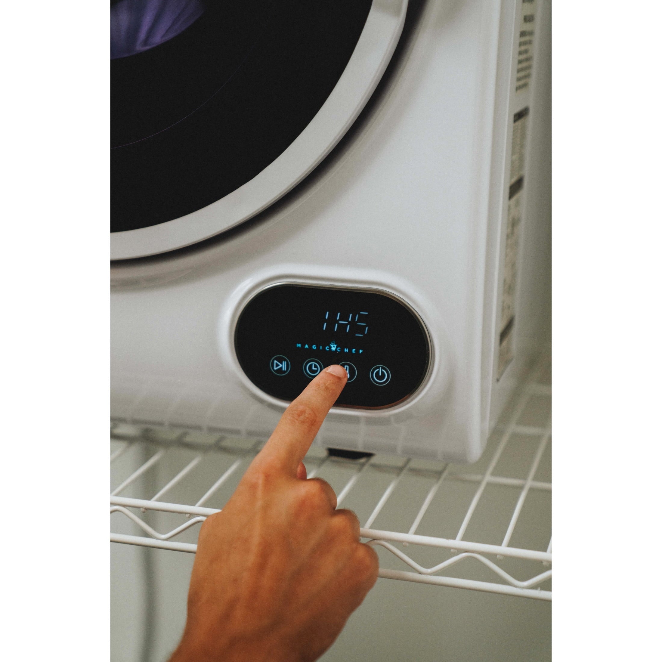 Magic Chef MCSDRY15SE Compact 1.5 Cuft. Electric Dryer