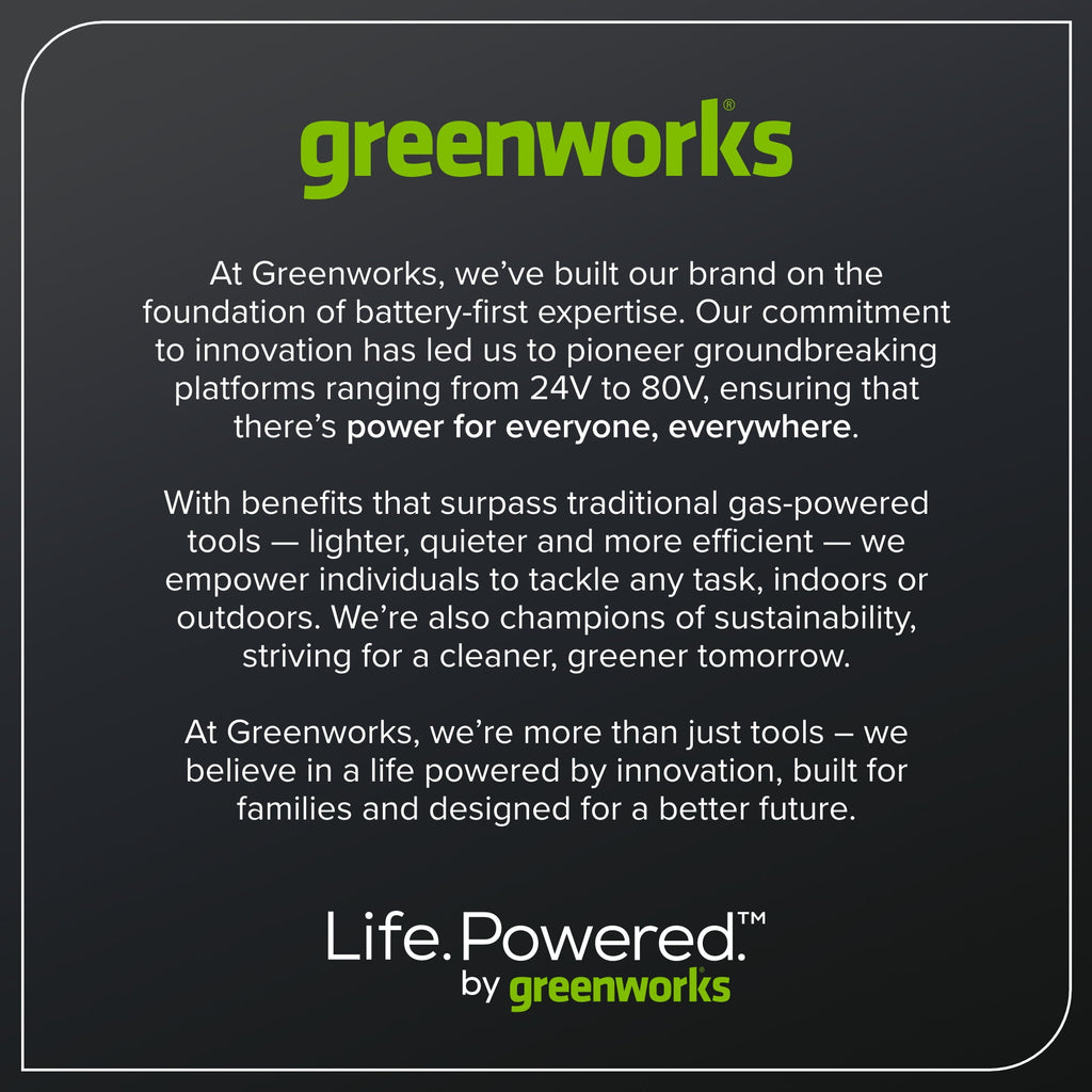 Greenworks 60V 21 Push Lawn Mower + (1) 5.0 Ah Battery & Charger 2546502