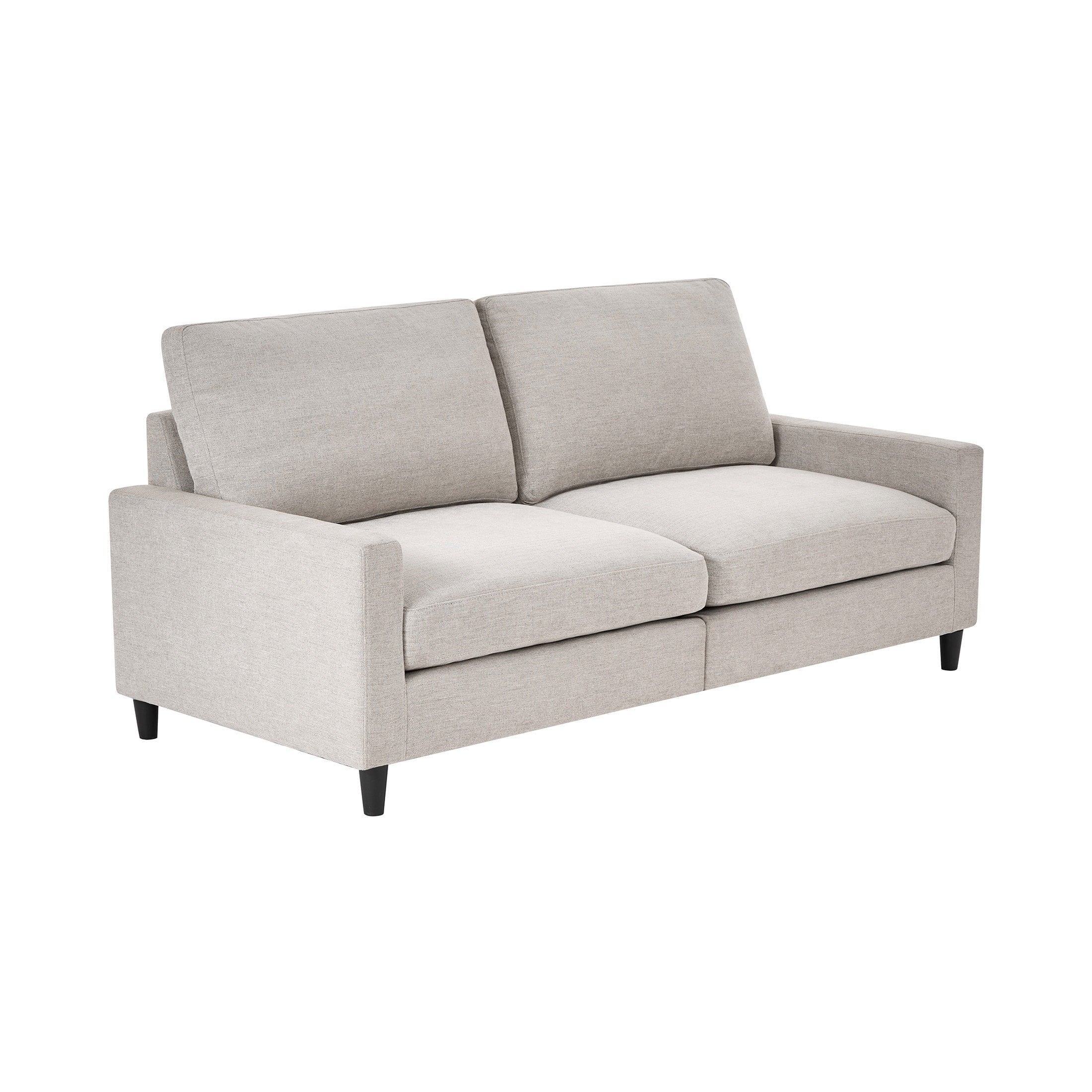 Mainstays 77 Square Arm Sofa, Light Grey