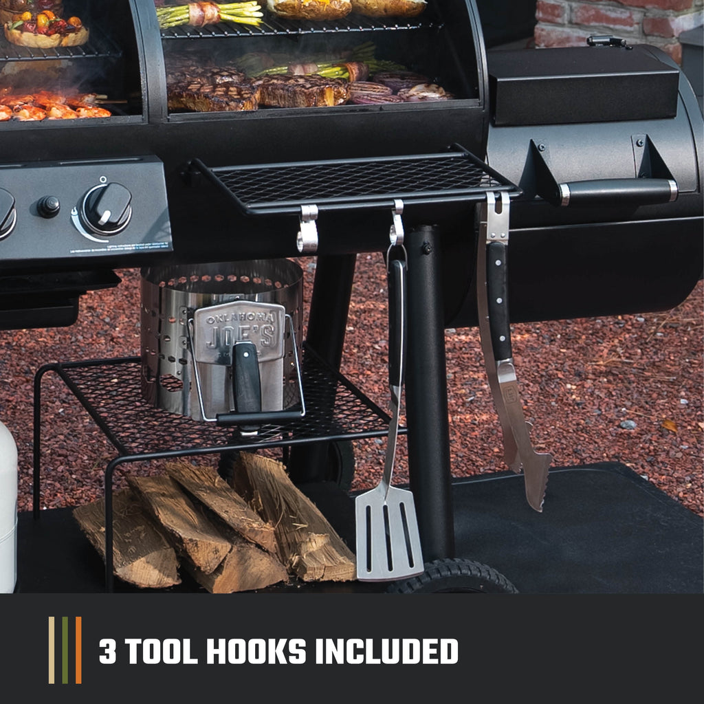 Oklahoma Joe's® Canyon Combo Gas Grill & Offset Smoker
