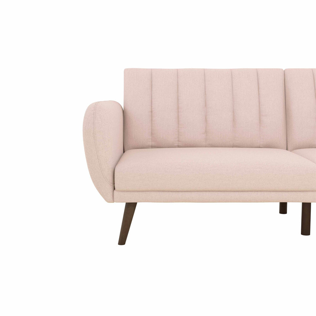 Novogratz Brittany Futon, Blue Linen