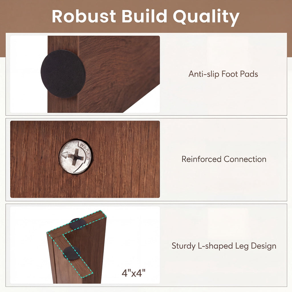 Costway 63 Dining Table Rectangular Modern Kitchen Table For 6 People Home Furniture Gray