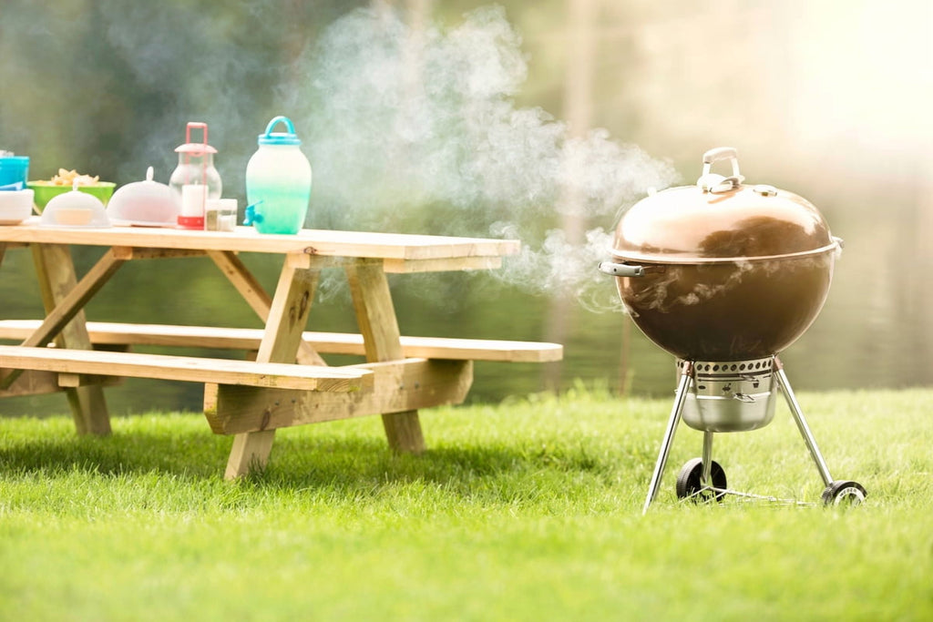Weber Original Charcoal Grill, 22 Inch Premium Kettle Charcoal Grill, Black