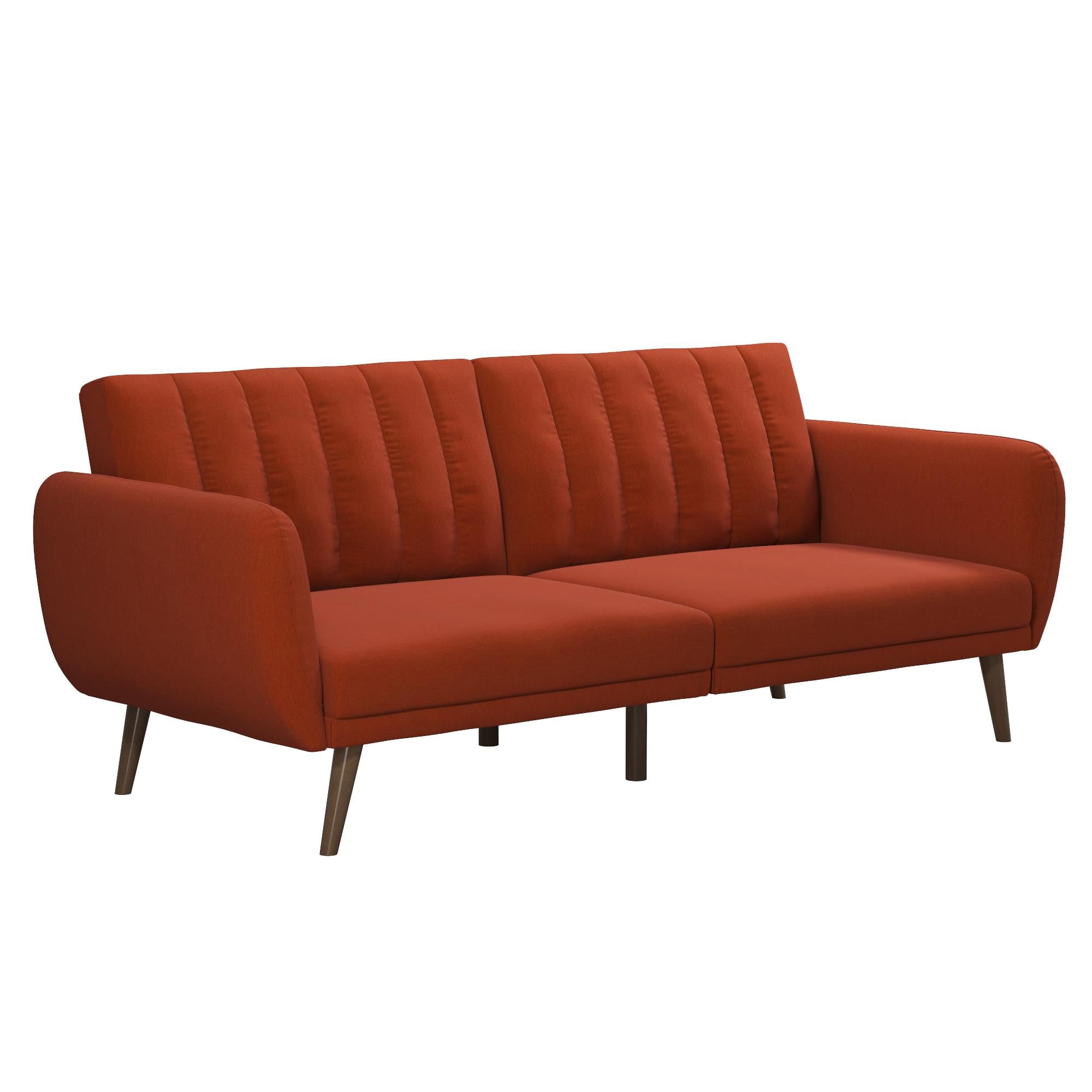 Novogratz Brittany Futon, Blue Linen