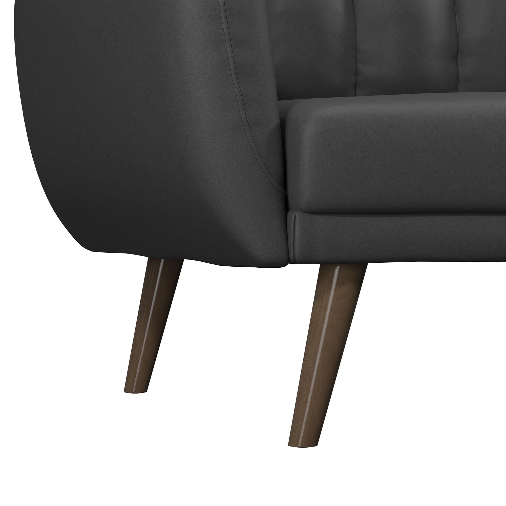 Novogratz Brittany Futon, Blue Linen