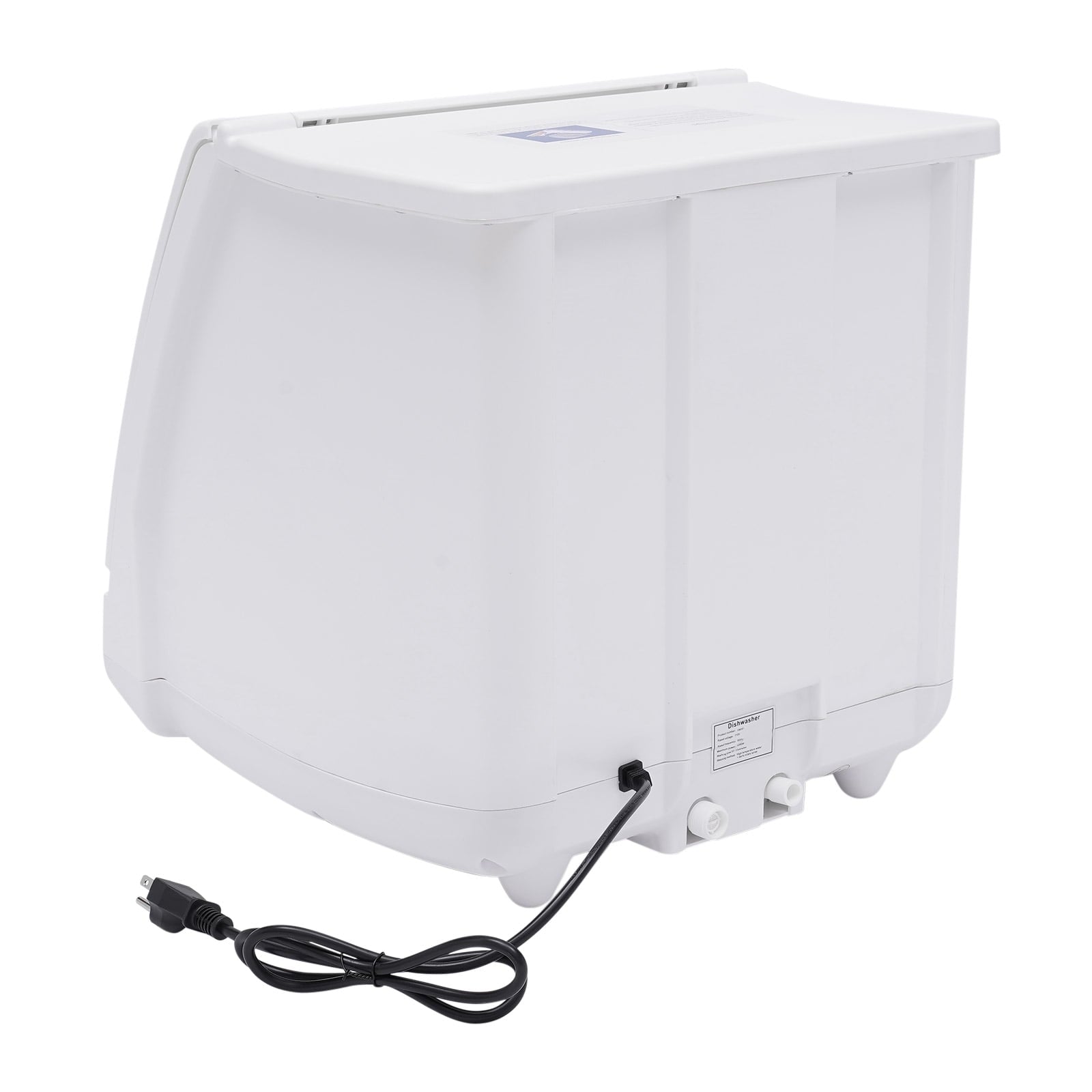 ToppiJoy Portable Countertop Dishwasher with 5 Washing Functions, Quick Wash, Sterilization & Energy-Saving Design – Ideal for Small Kitchens, Apartments, and Family Homes